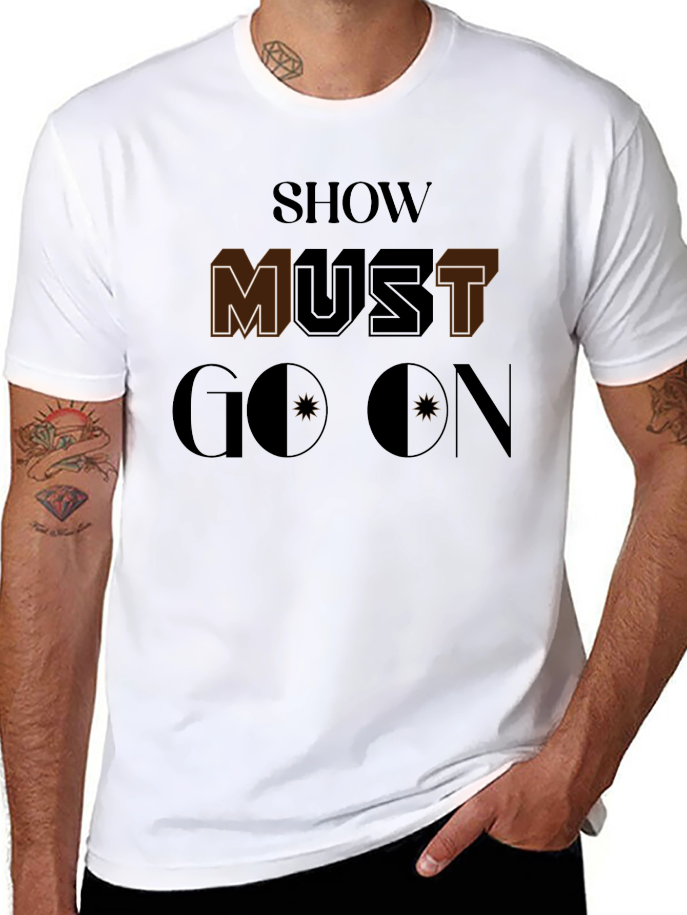 Show Must Go On Graphic T-Shirt