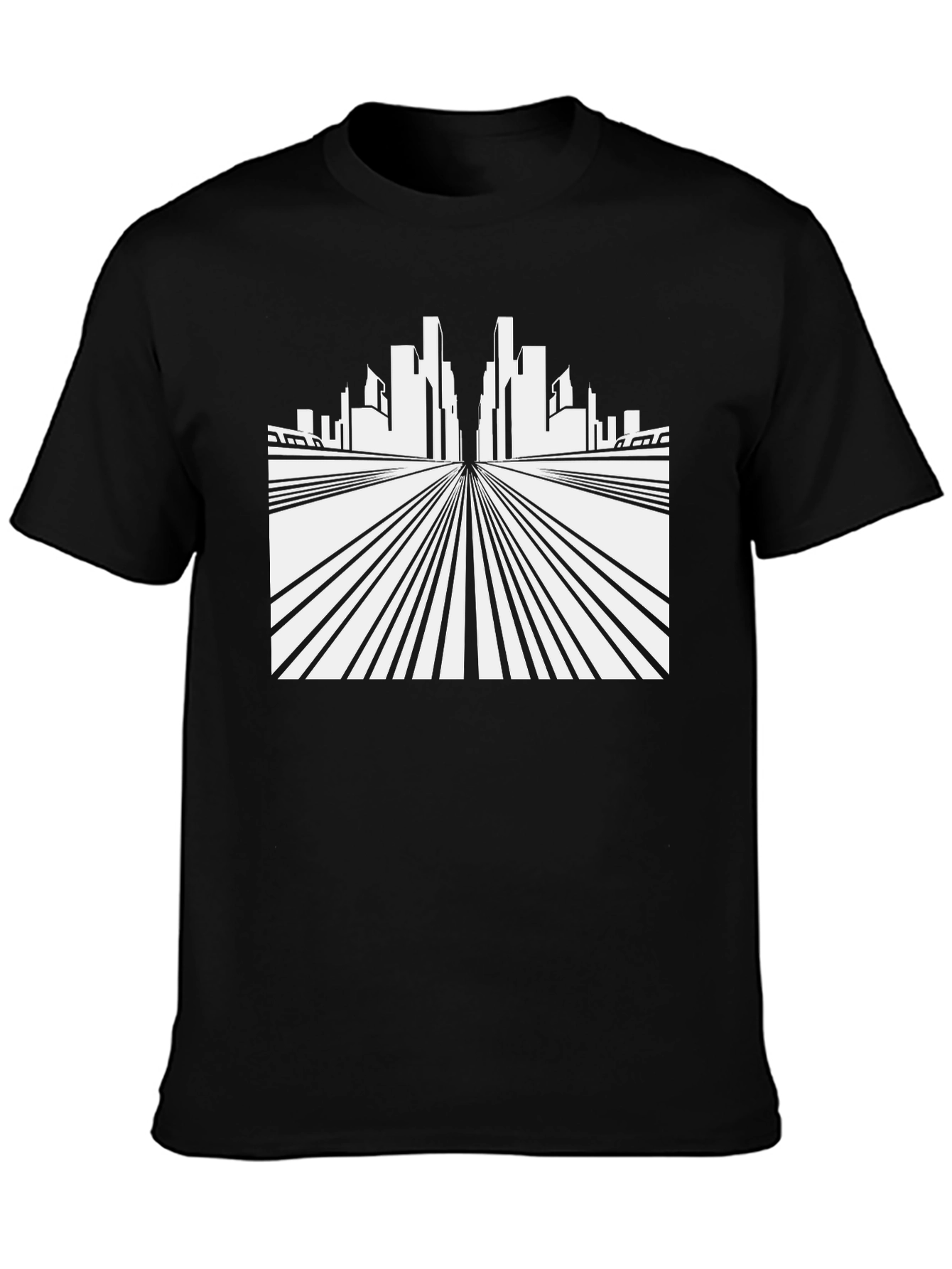 Cityscape Graphic Tee - Modern Streetwear