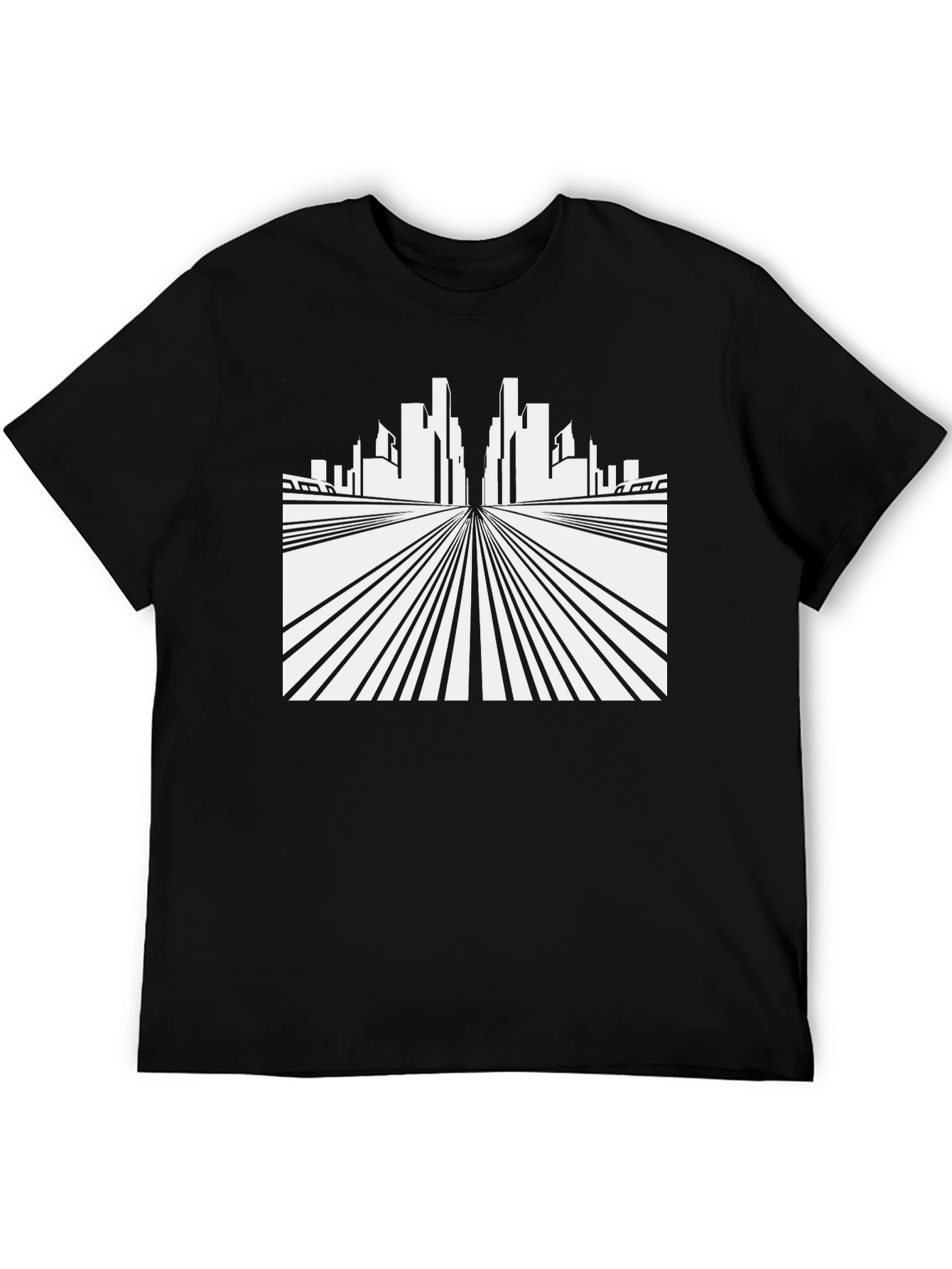 Cityscape Graphic Tee - Modern Streetwear