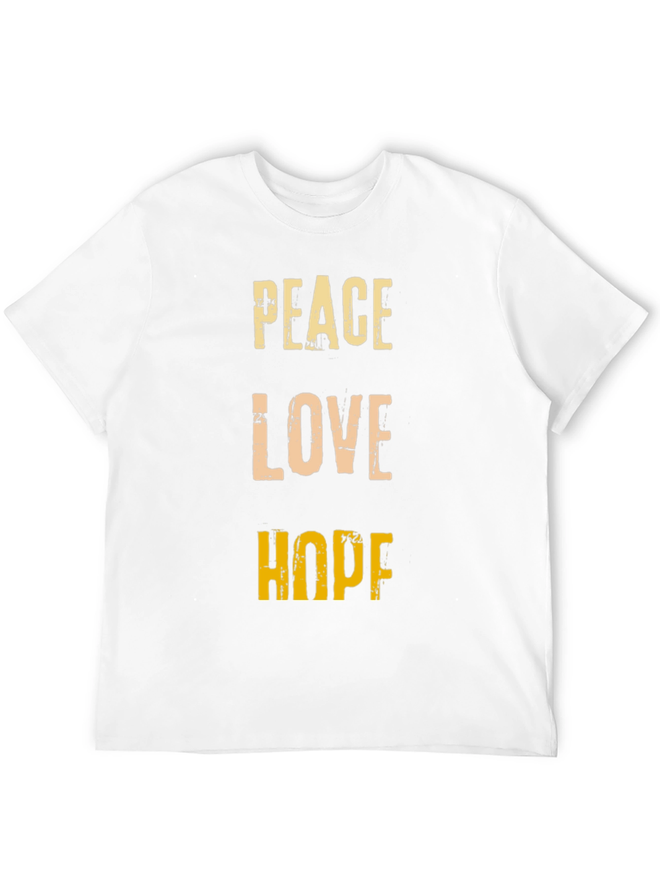 Peace Love Hope Graphic Tee - Positive Vibes T-Shirt