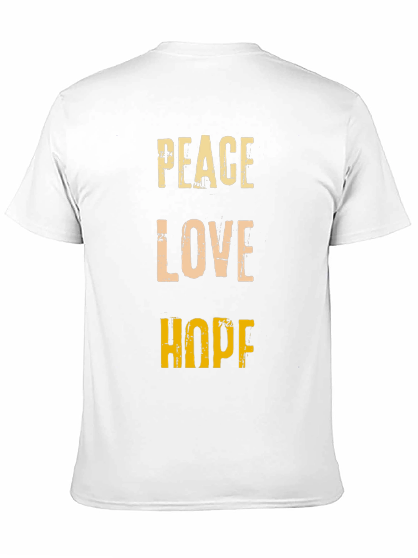 Peace Love Hope Graphic Tee - Positive Vibes T-Shirt