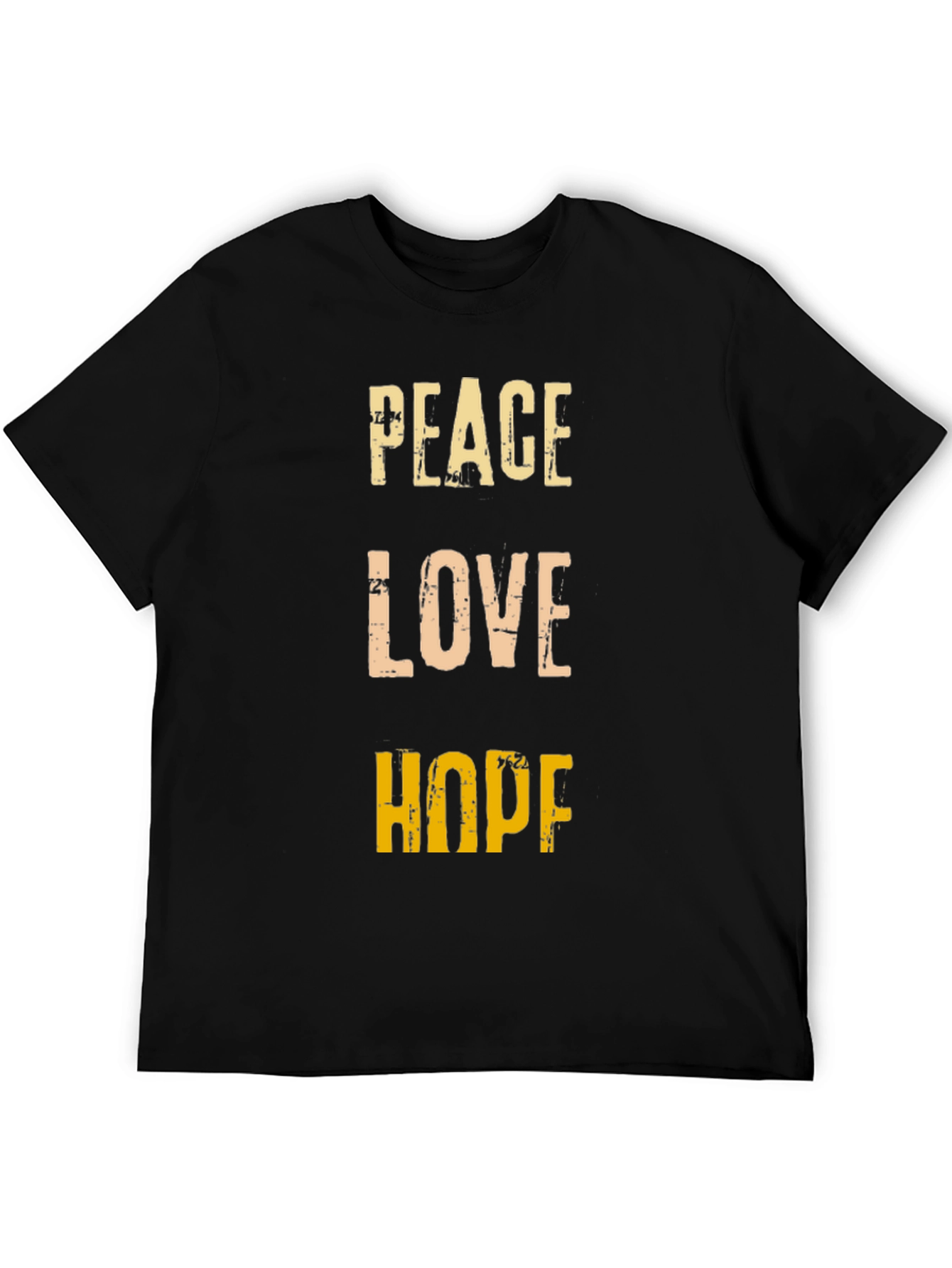 Peace Love Hope Graphic Tee - Positive Vibes T-Shirt