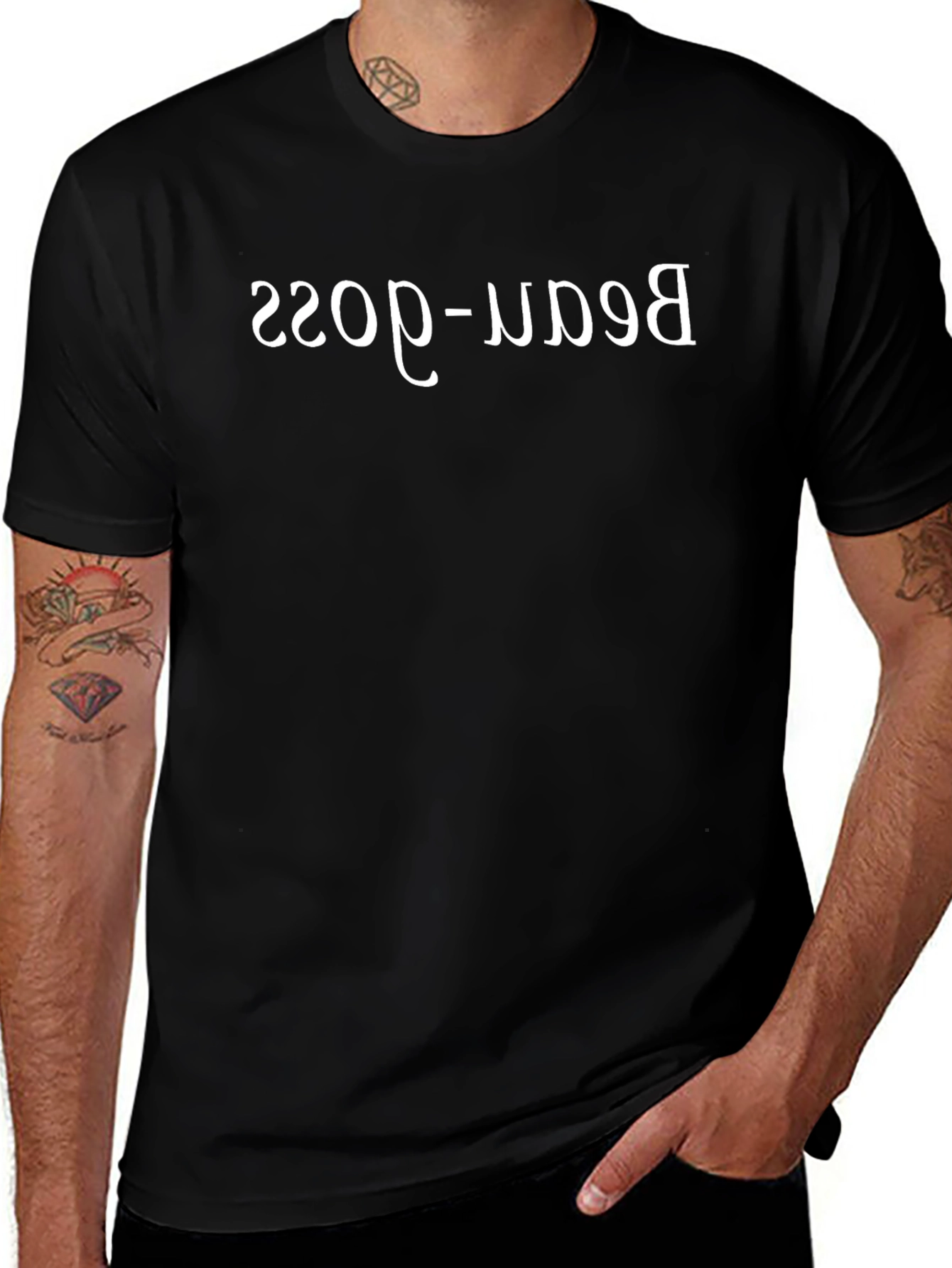 Boss-Doop Graphic Tee - Soft Cotton Blend