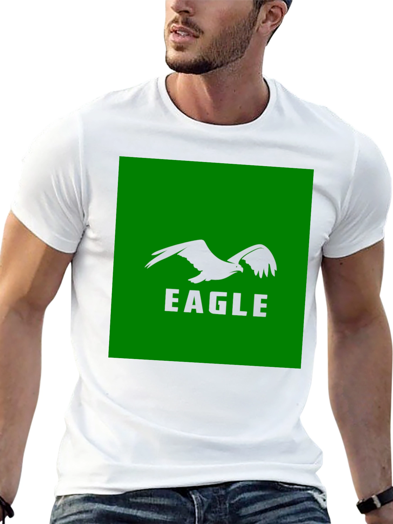 Eagle Graphic Tee - Bold Black T-Shirt