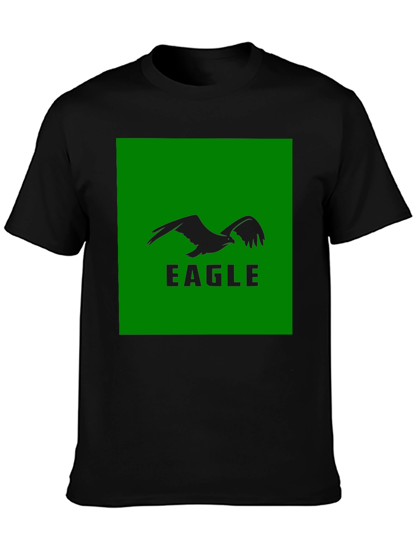 Eagle Graphic Tee - Bold Black T-Shirt