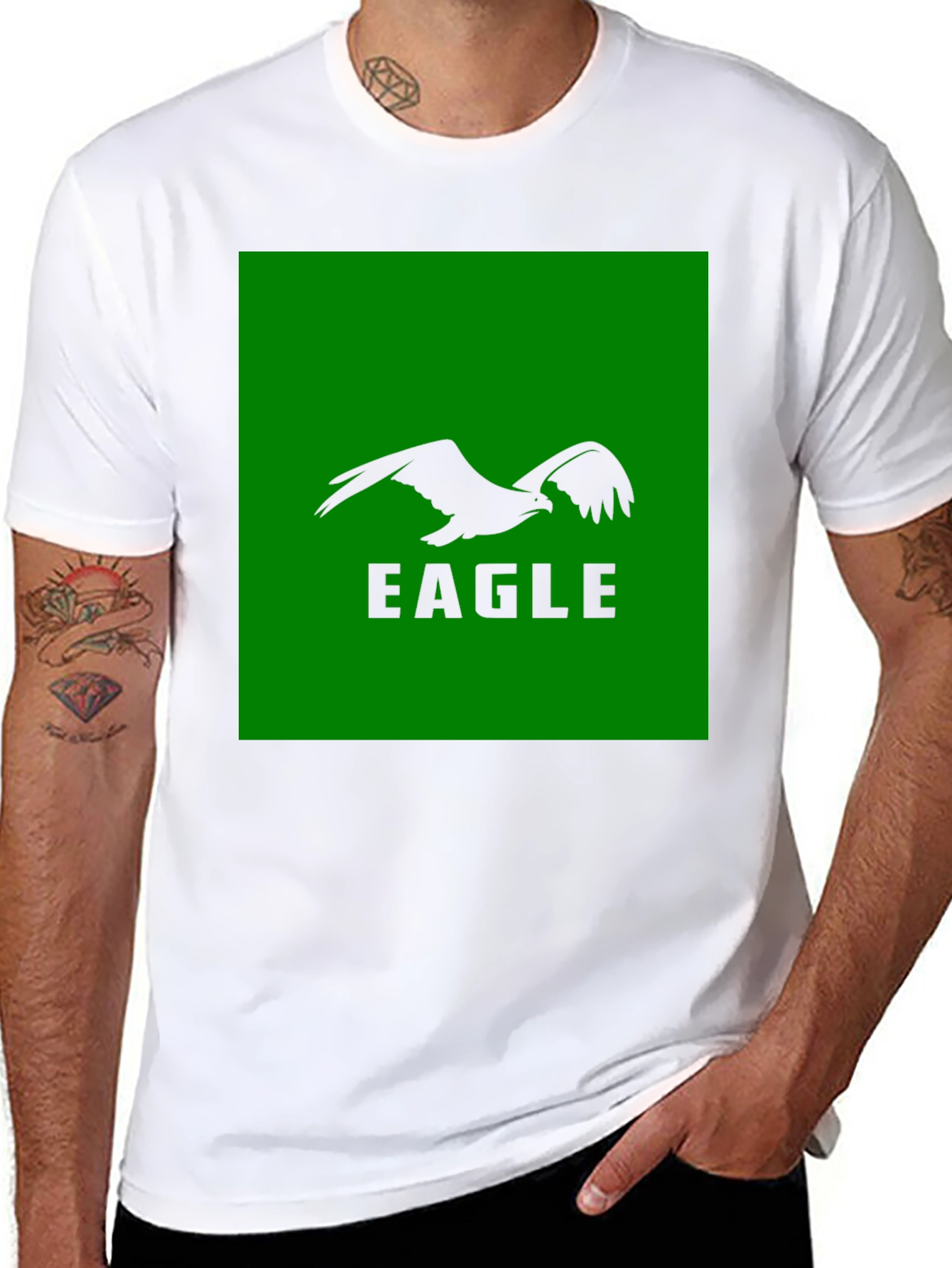 Eagle Graphic Tee - Bold Black T-Shirt