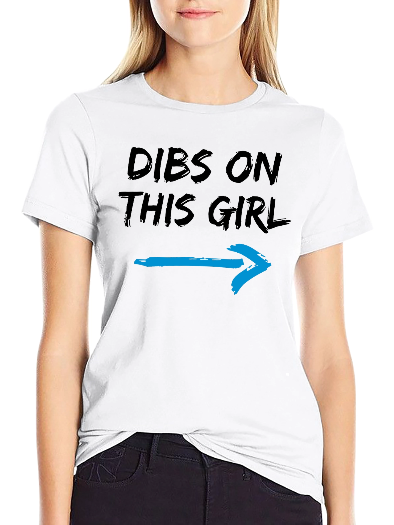 Dibs on This Girl T-Shirt - Funny Graphic Tee