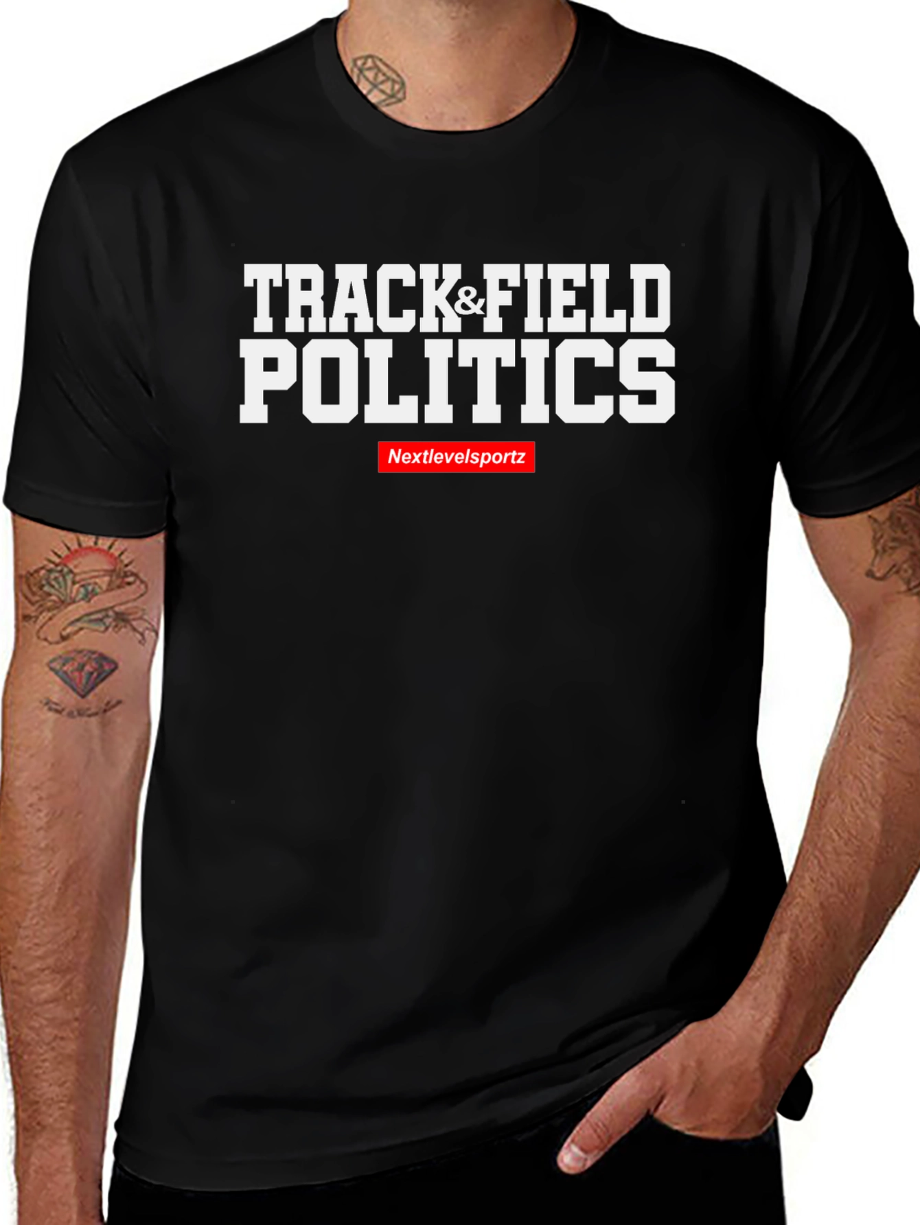 Track & Field Politics Graphic T-Shirt