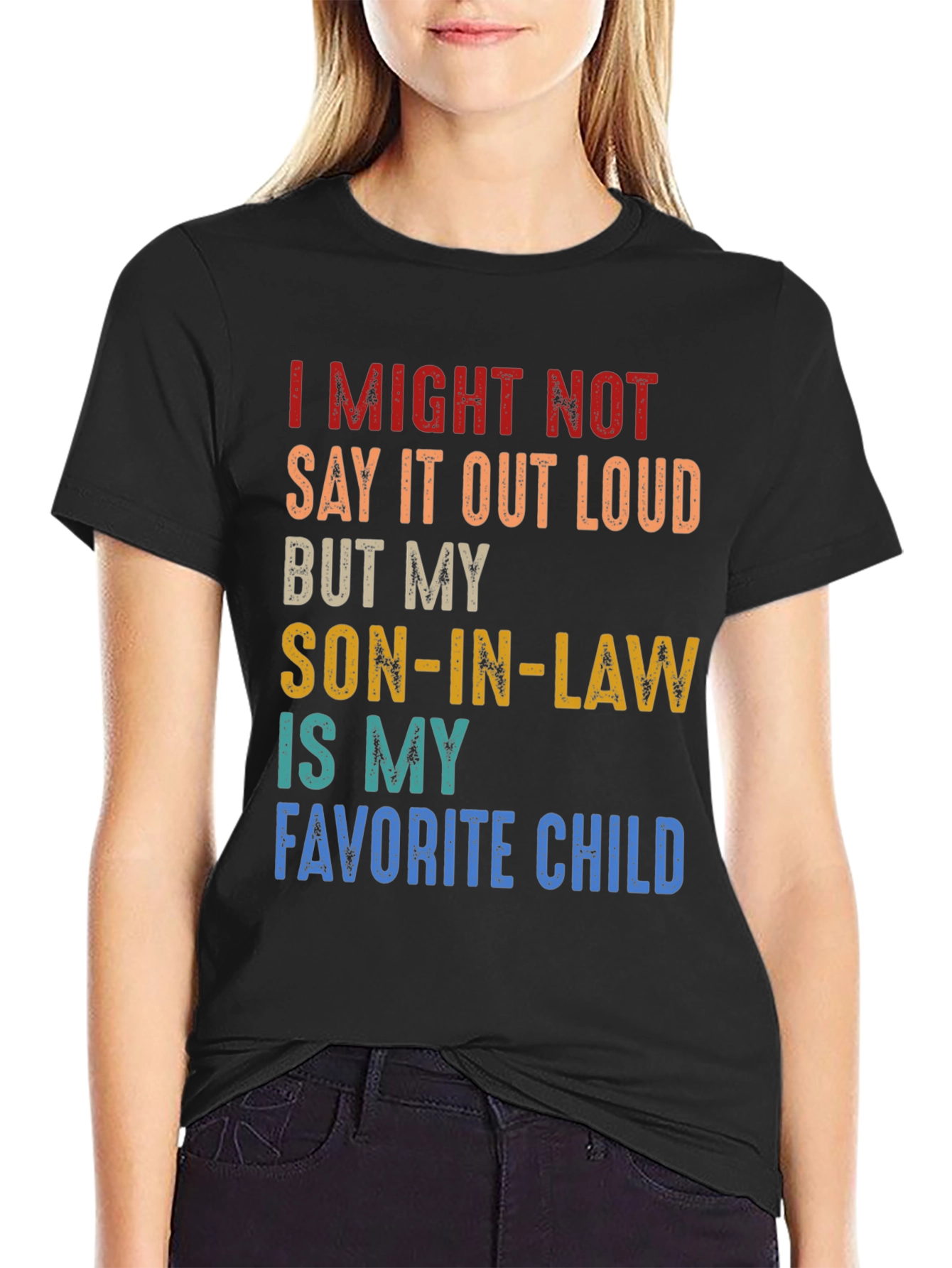 Son-In-Law Favorite Child Graphic T-Shirt