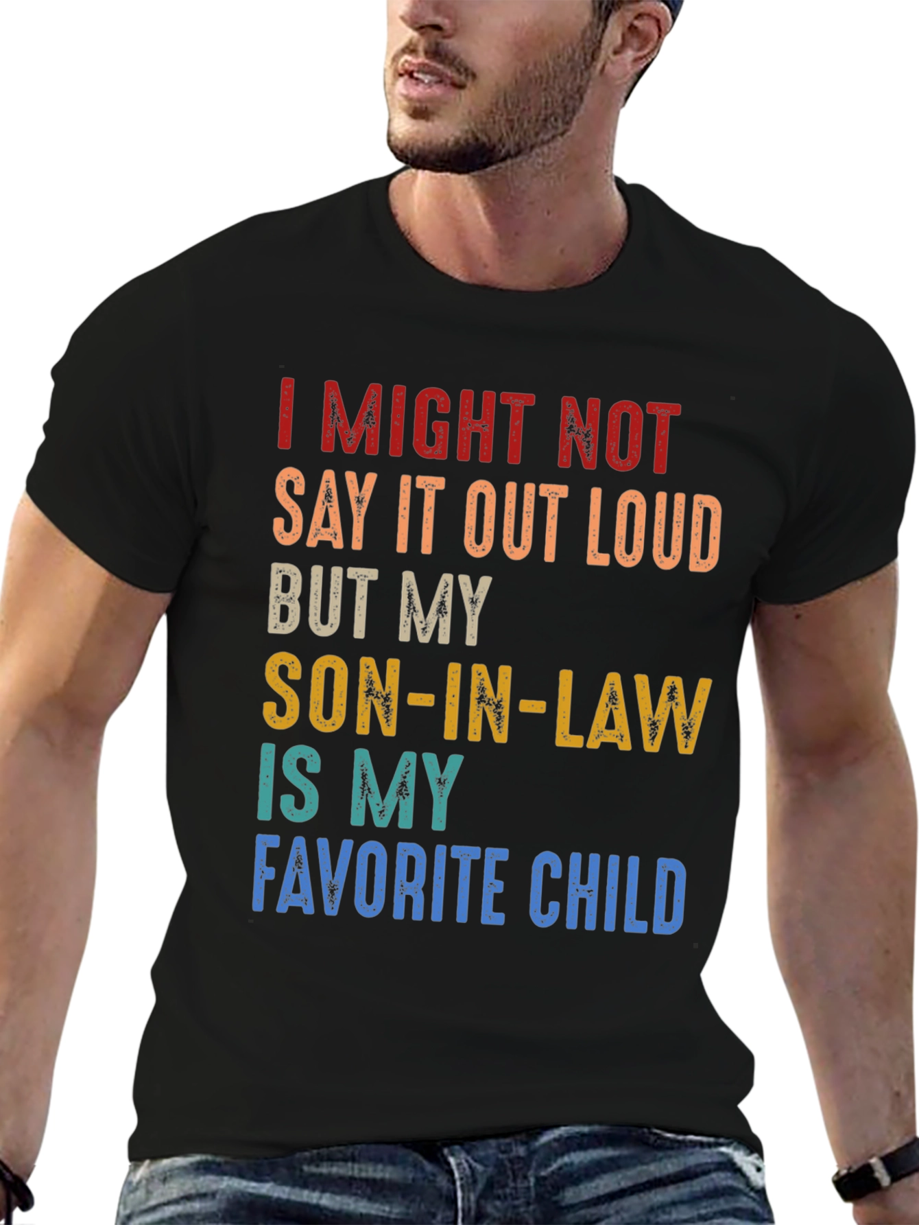 Son-In-Law Favorite Child Graphic T-Shirt