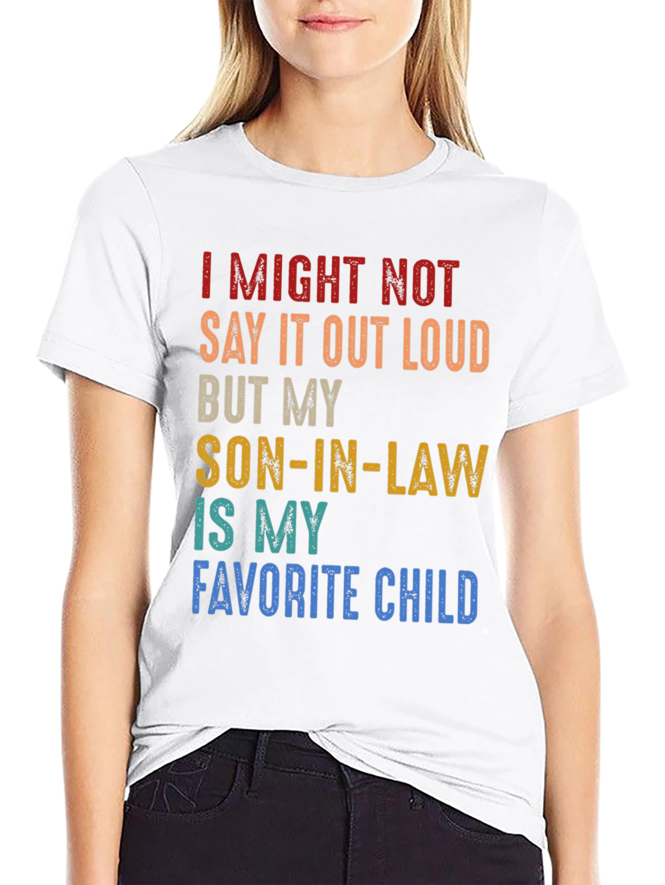 Son-In-Law Favorite Child Graphic T-Shirt