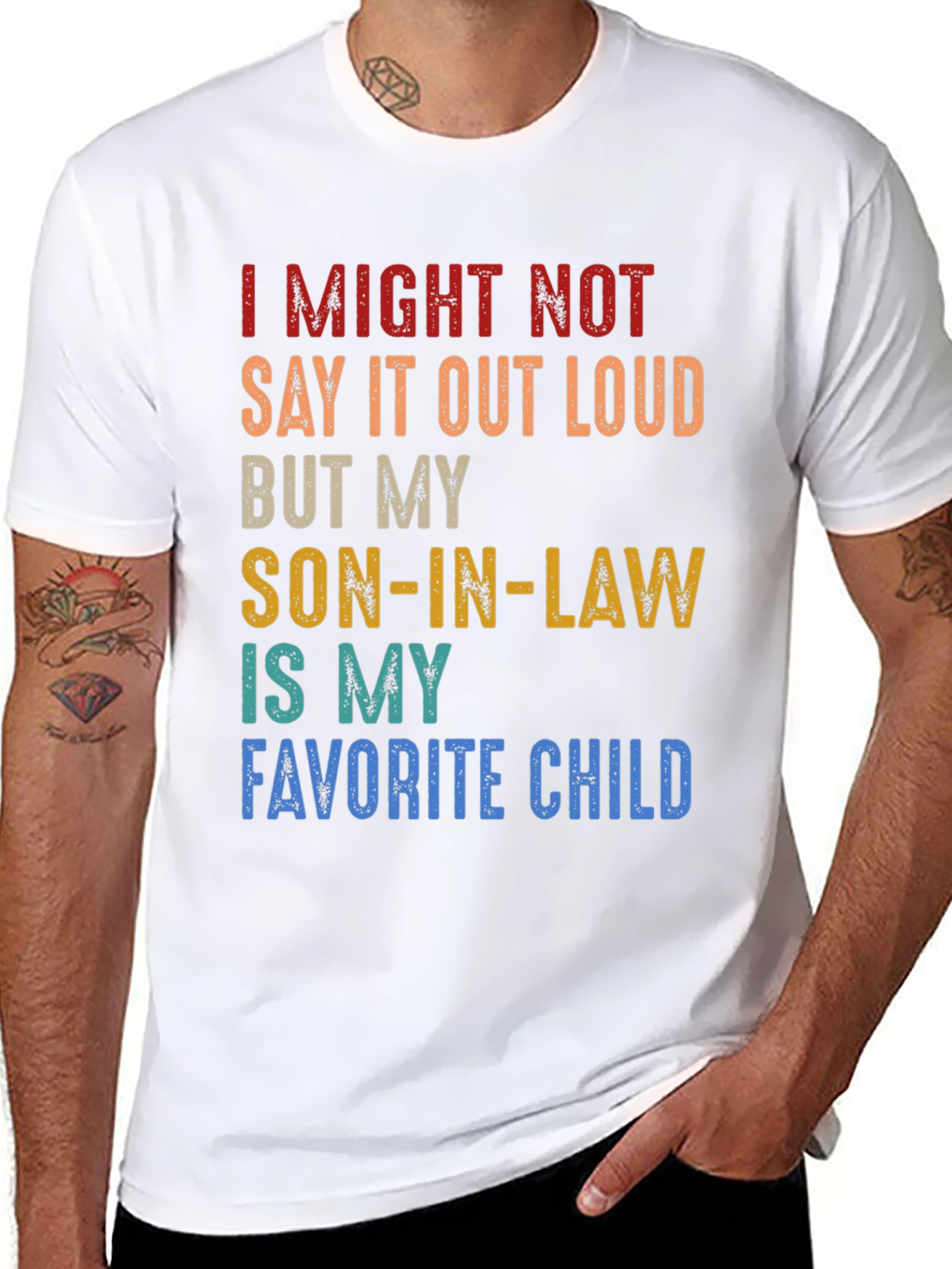 Son-In-Law Favorite Child Graphic T-Shirt