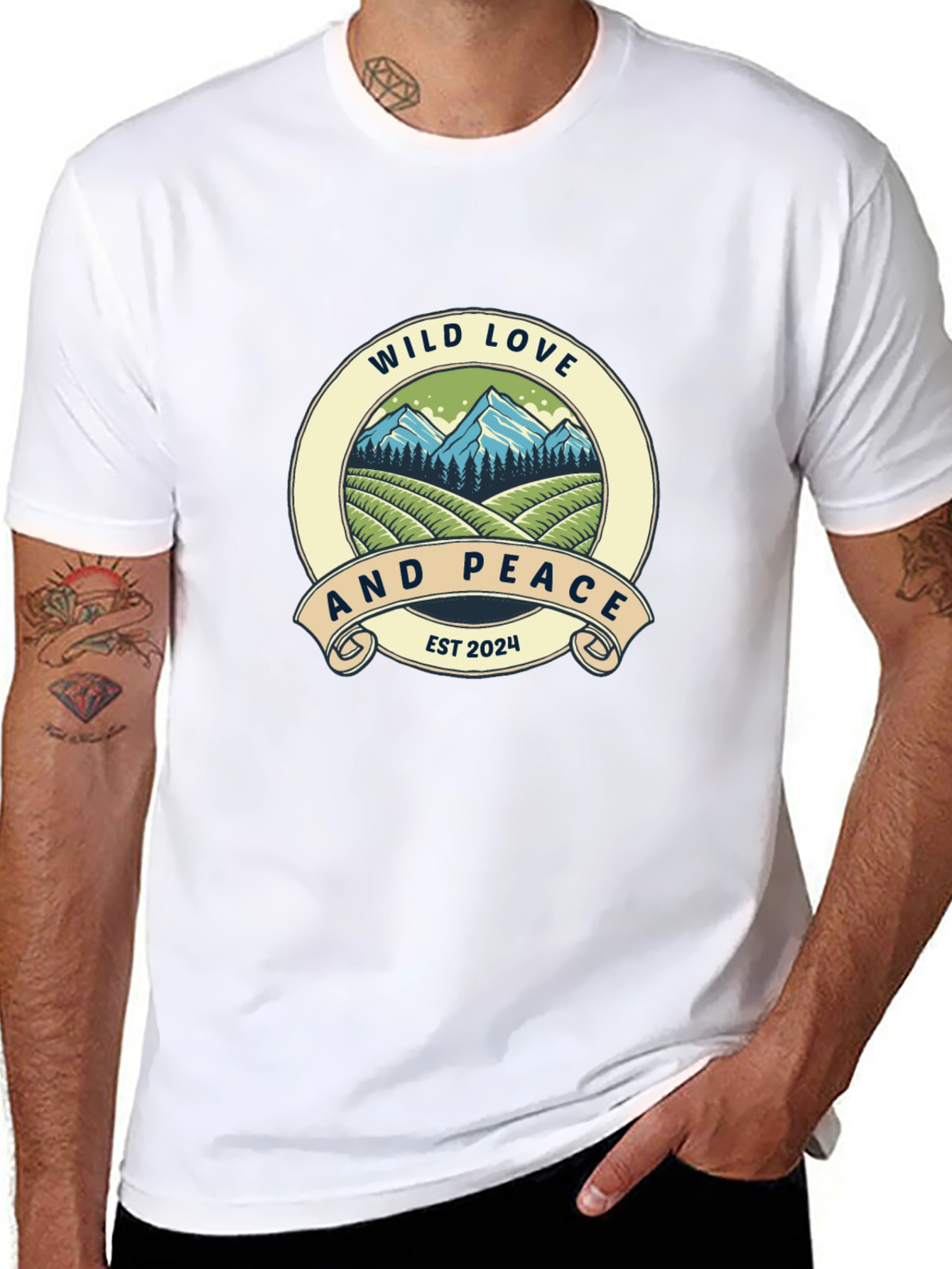 Wild Love & Peace T-Shirt - Est. 2024