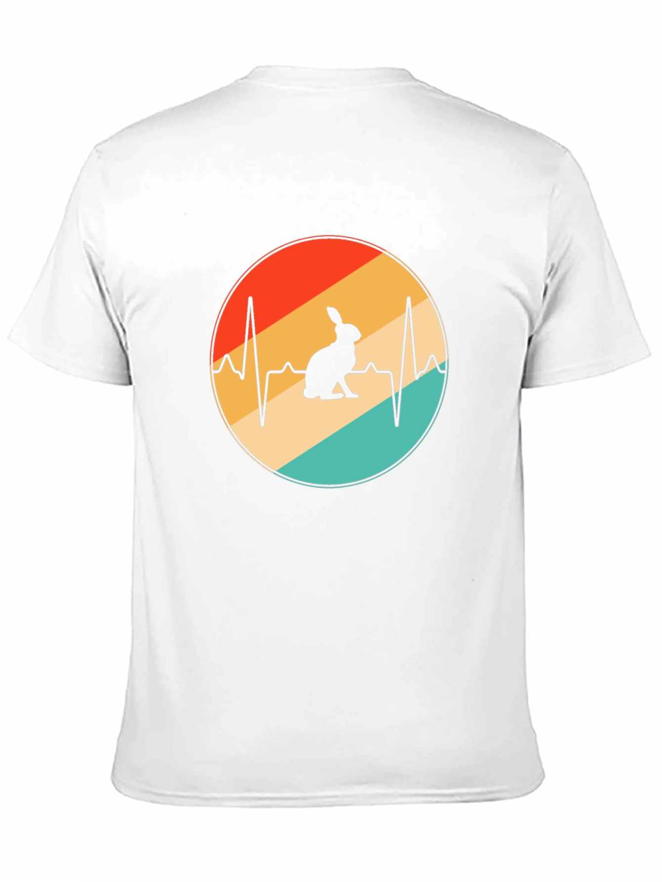 Retro Rabbit Heartbeat T-Shirt