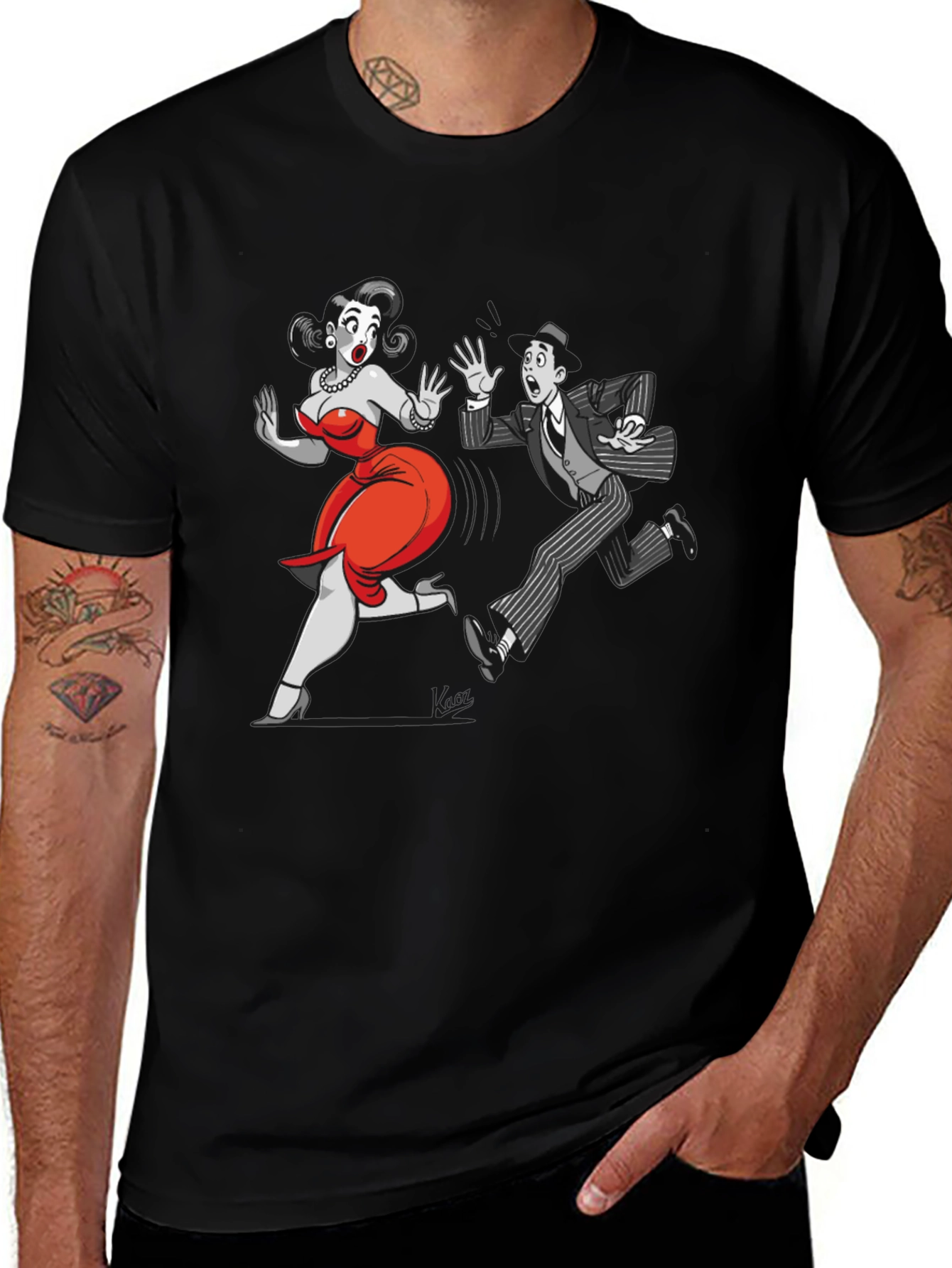 Cartoon Chase T-Shirt
