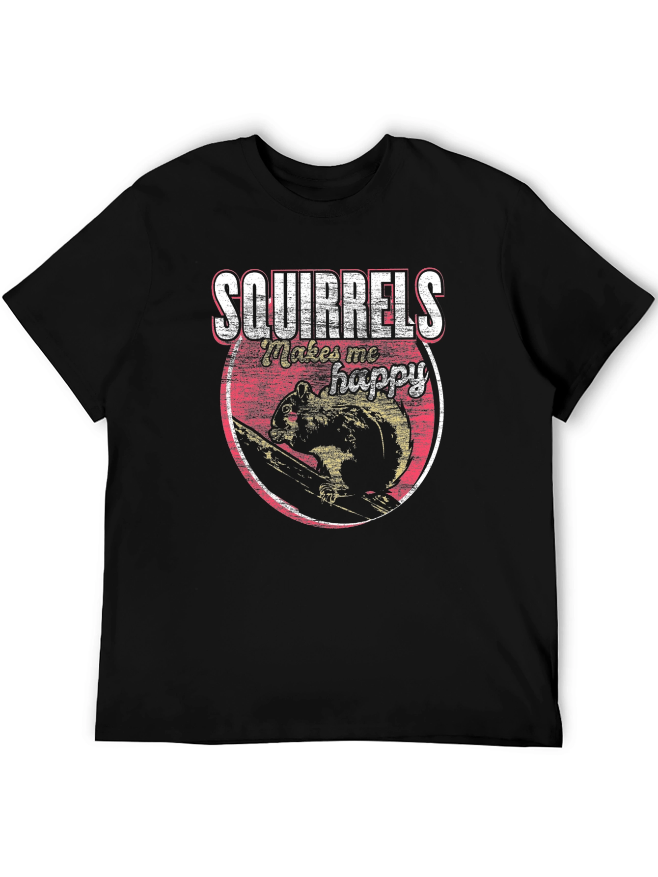 Squirrels Make Me Happy Graphic Tee
