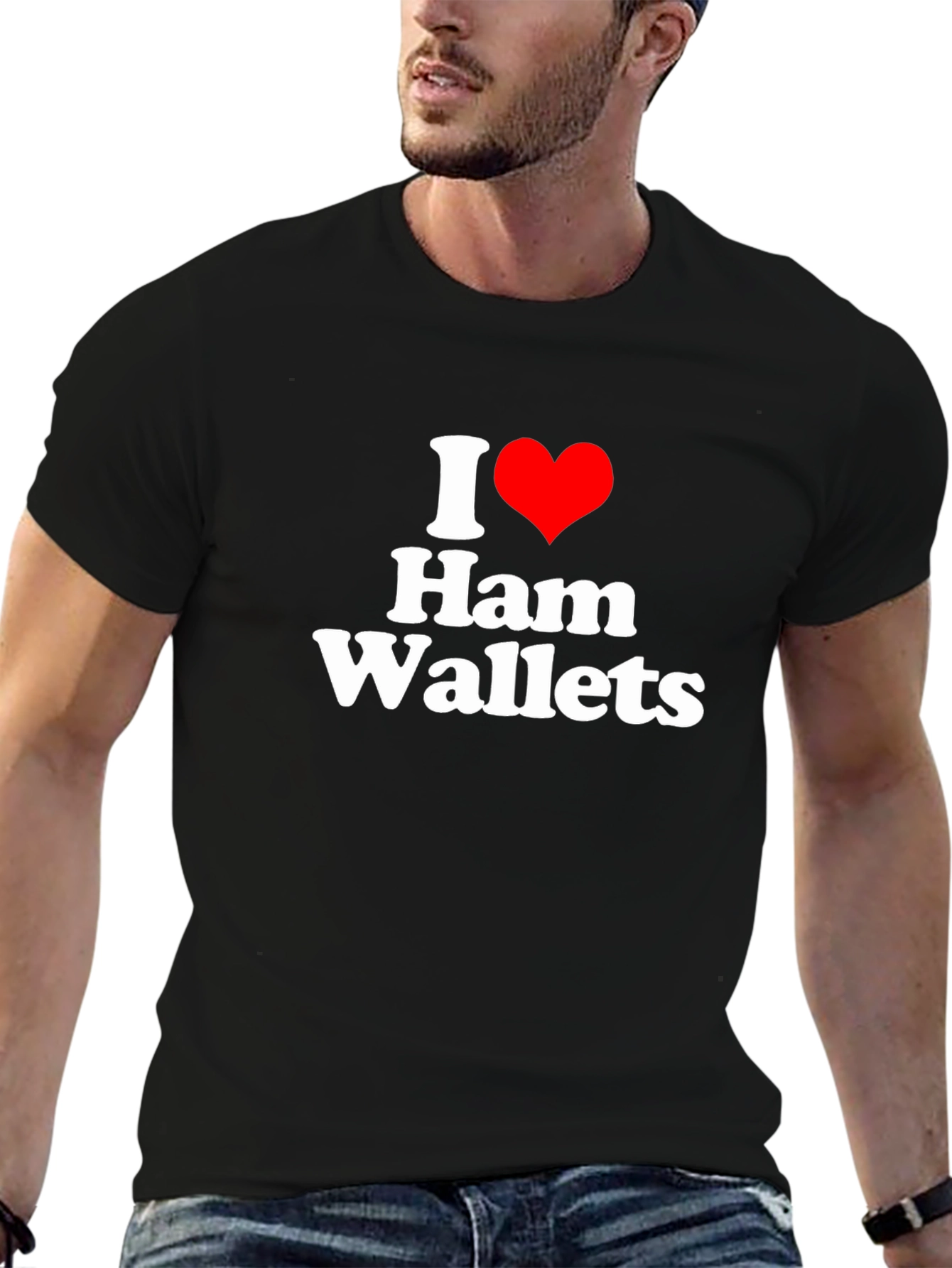 I Heart Ham Wallets Funny Graphic Tee
