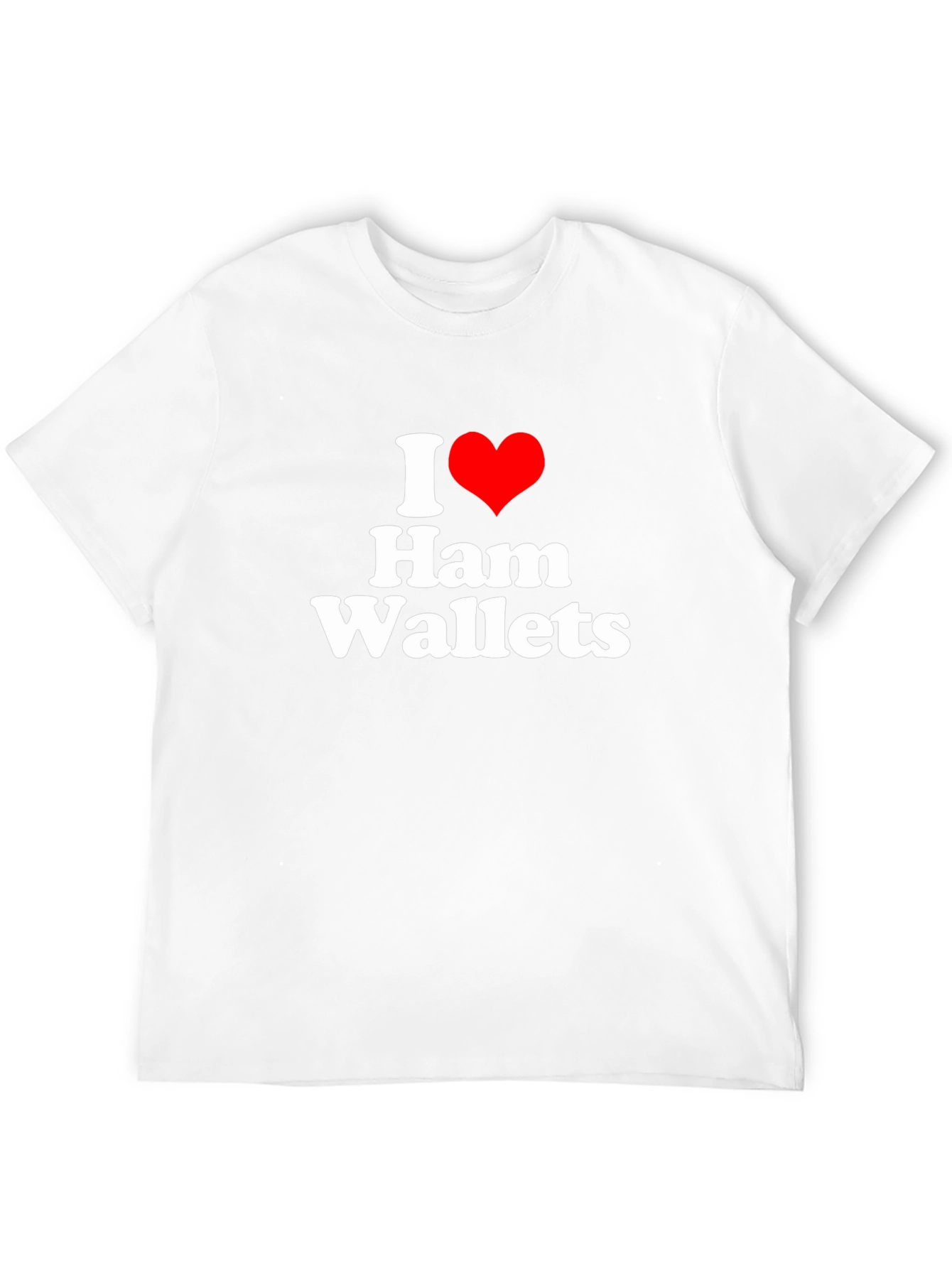 I Heart Ham Wallets Funny Graphic Tee