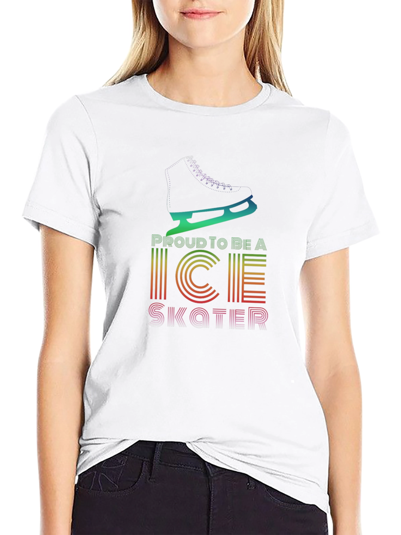 Proud Ice Skater Graphic Tee