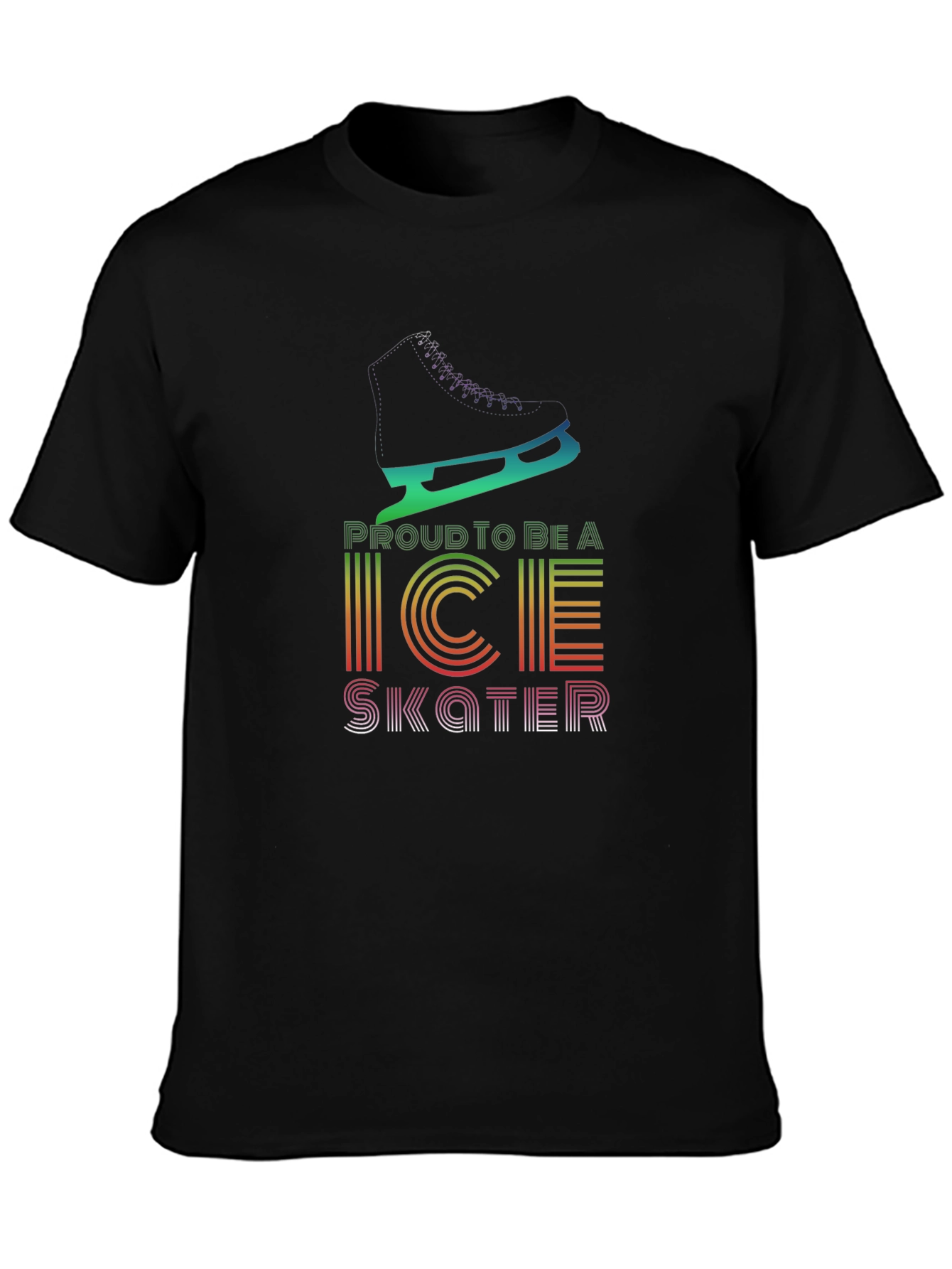 Proud Ice Skater Graphic Tee