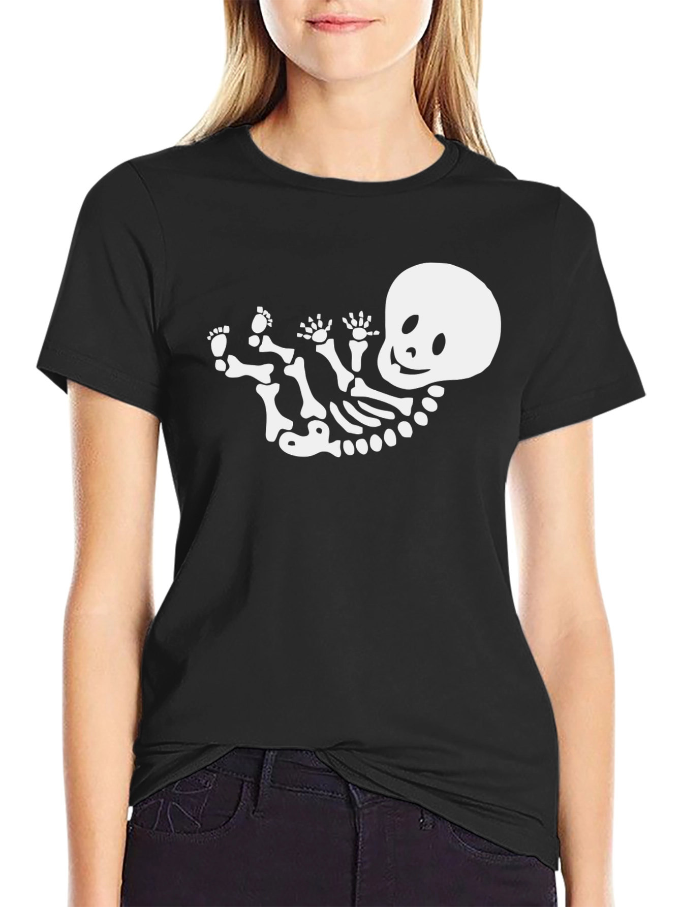 Skeleton Baby Tee - Halloween Fun