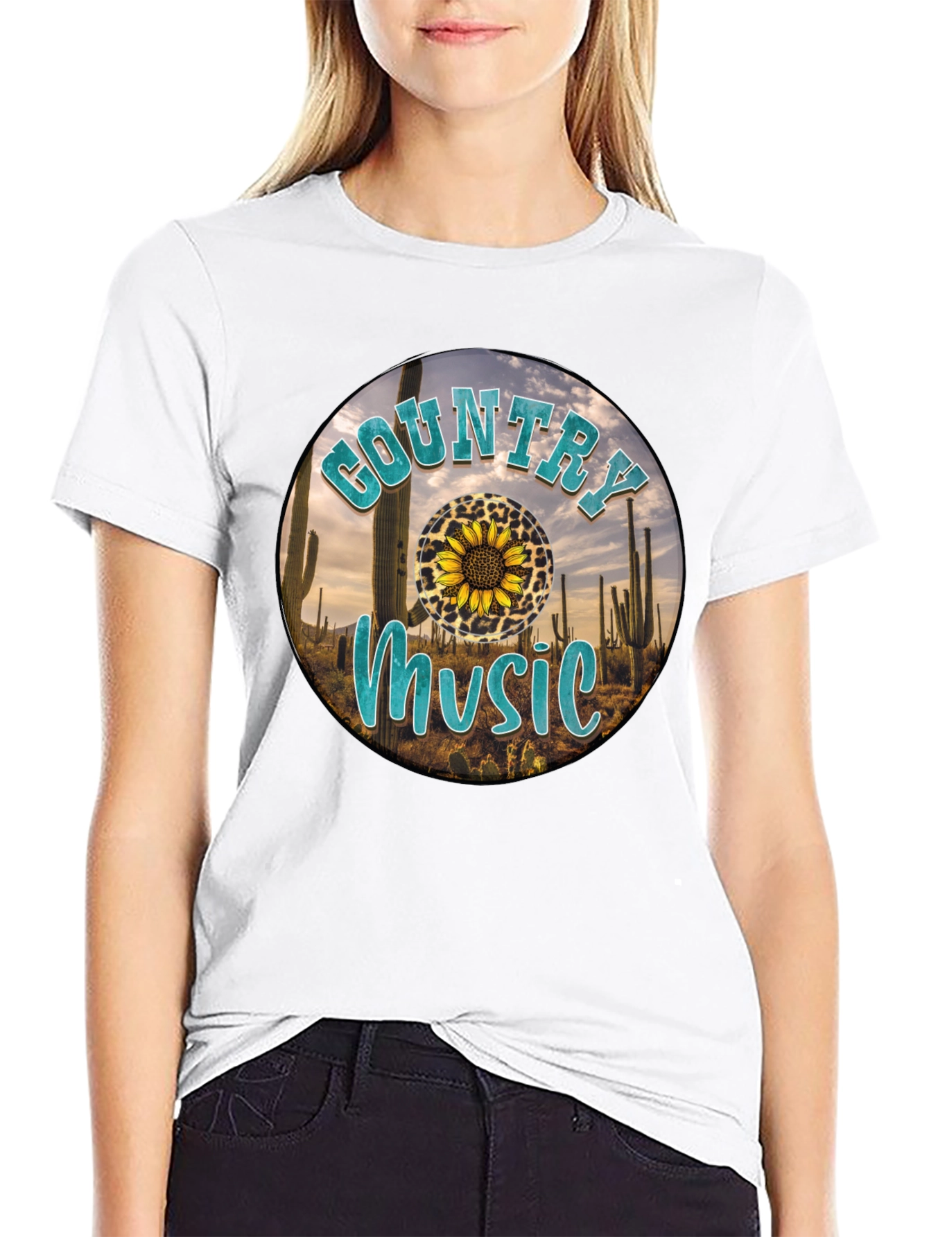 Country Music Graphic Tee - Desert Vibes