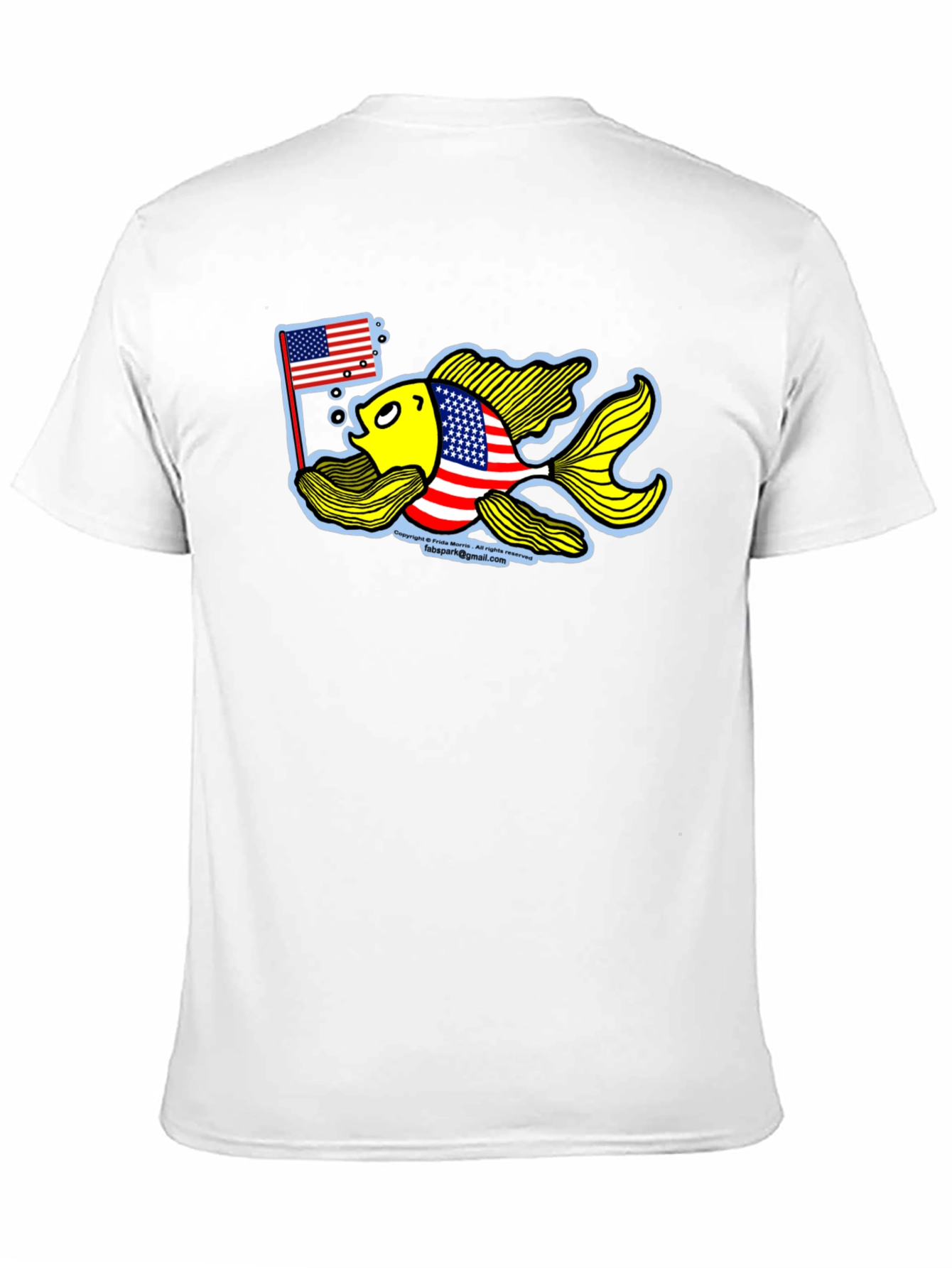 Patriotic Goldfish Graphic Tee