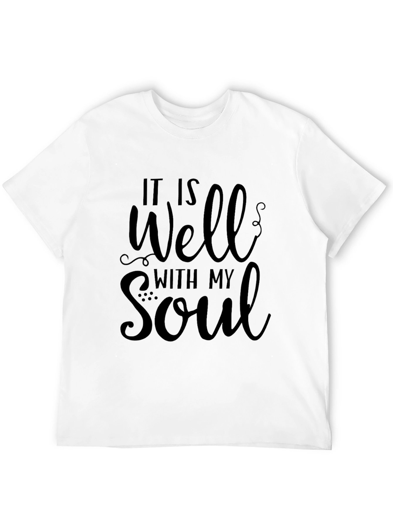 Well With My Soul Black Graphic Tee