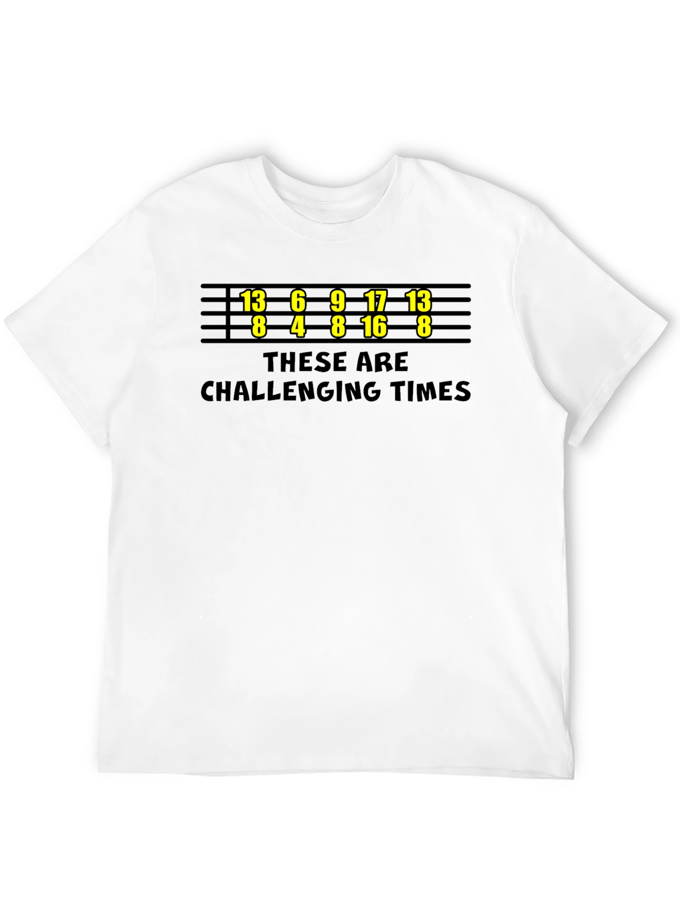 Challenging Times T-Shirt - Funny Bowling Numbers