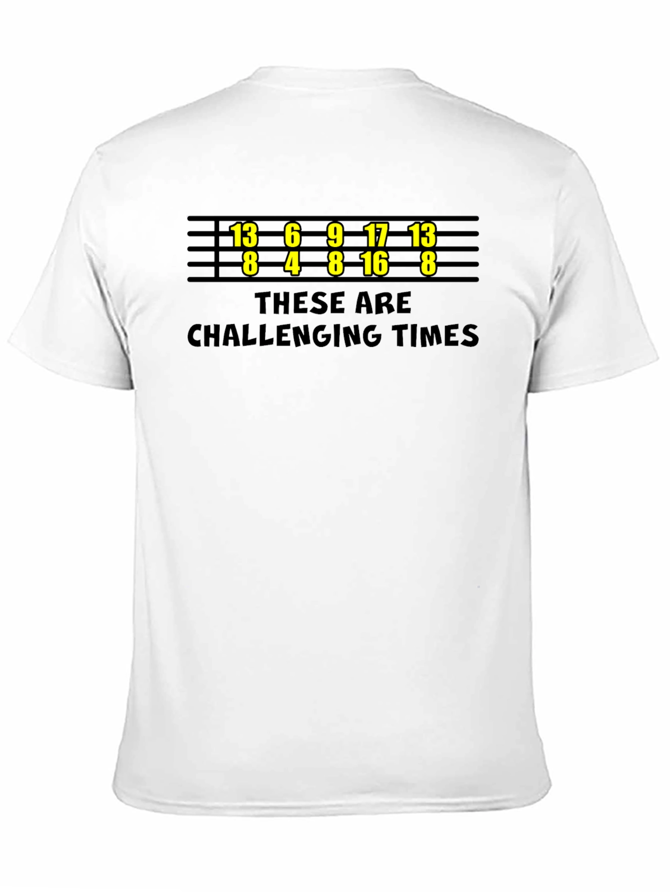 Challenging Times T-Shirt - Funny Bowling Numbers