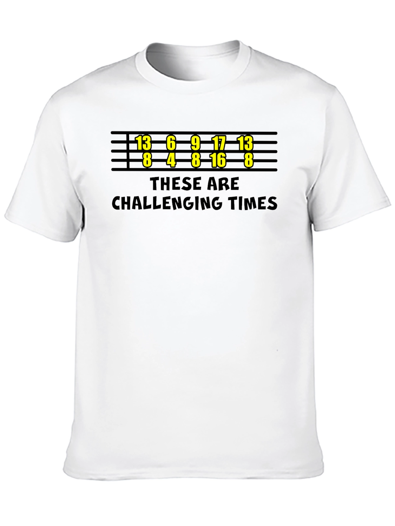 Challenging Times T-Shirt - Funny Bowling Numbers