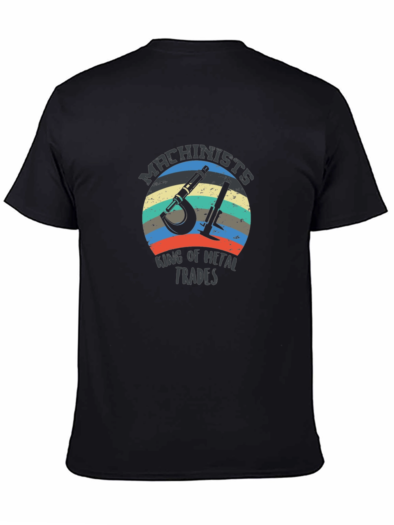 Machinists King of Metal Trades Black T-Shirt