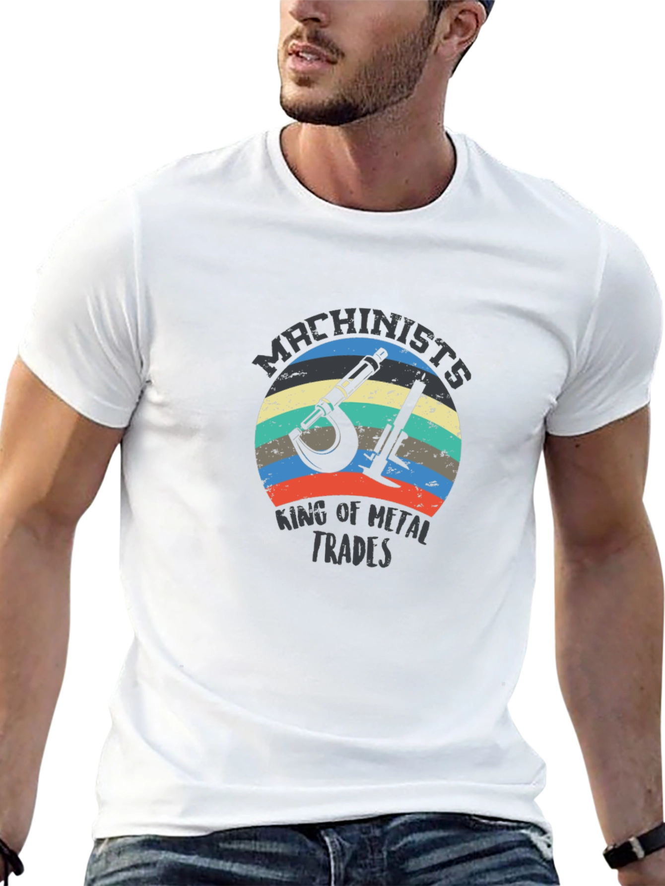 Machinists King of Metal Trades Black T-Shirt