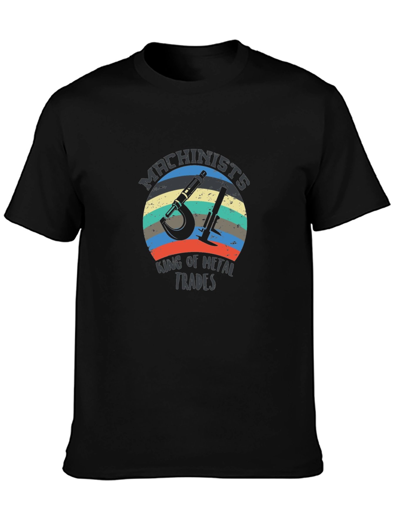 Machinists King of Metal Trades Black T-Shirt