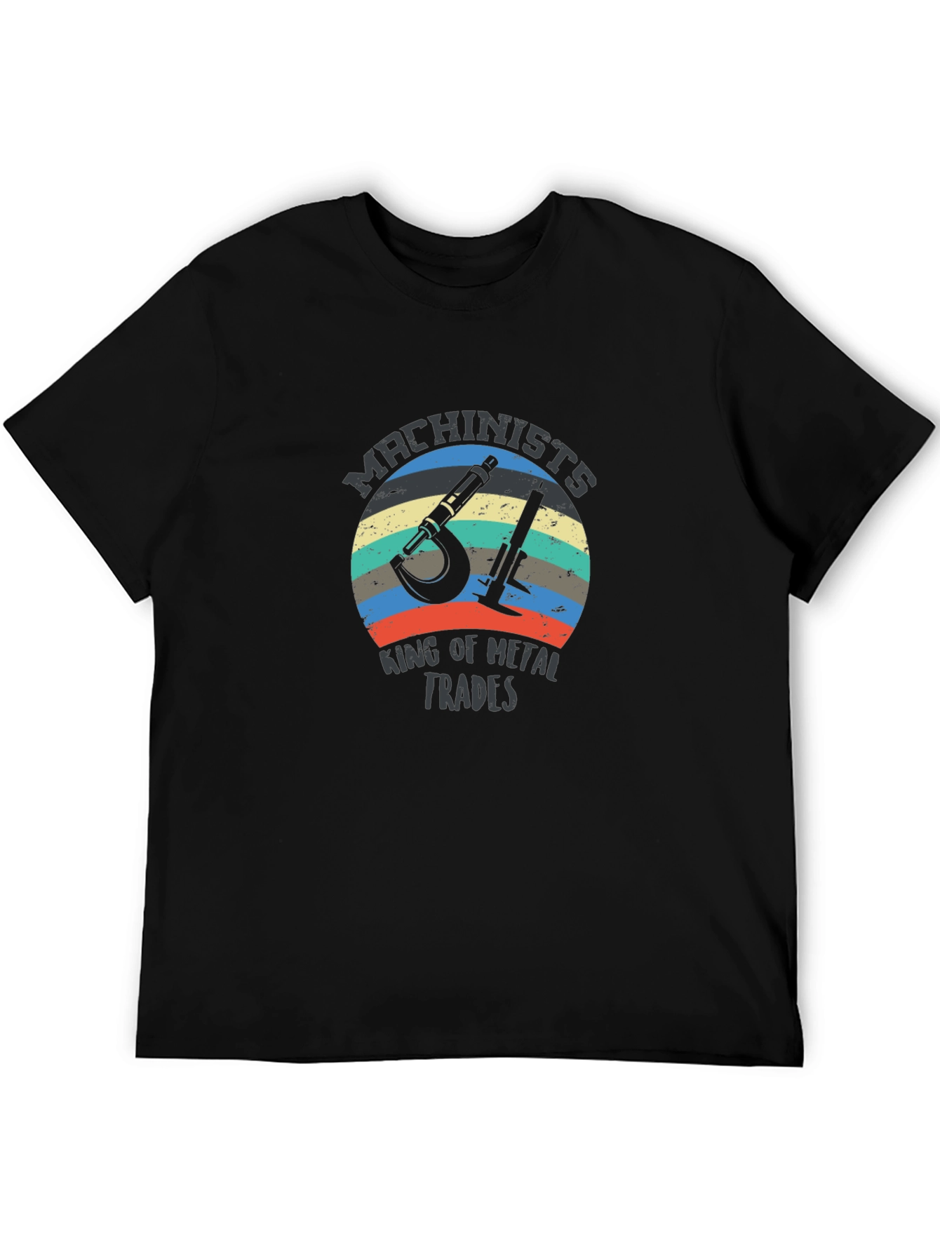 Machinists King of Metal Trades Black T-Shirt