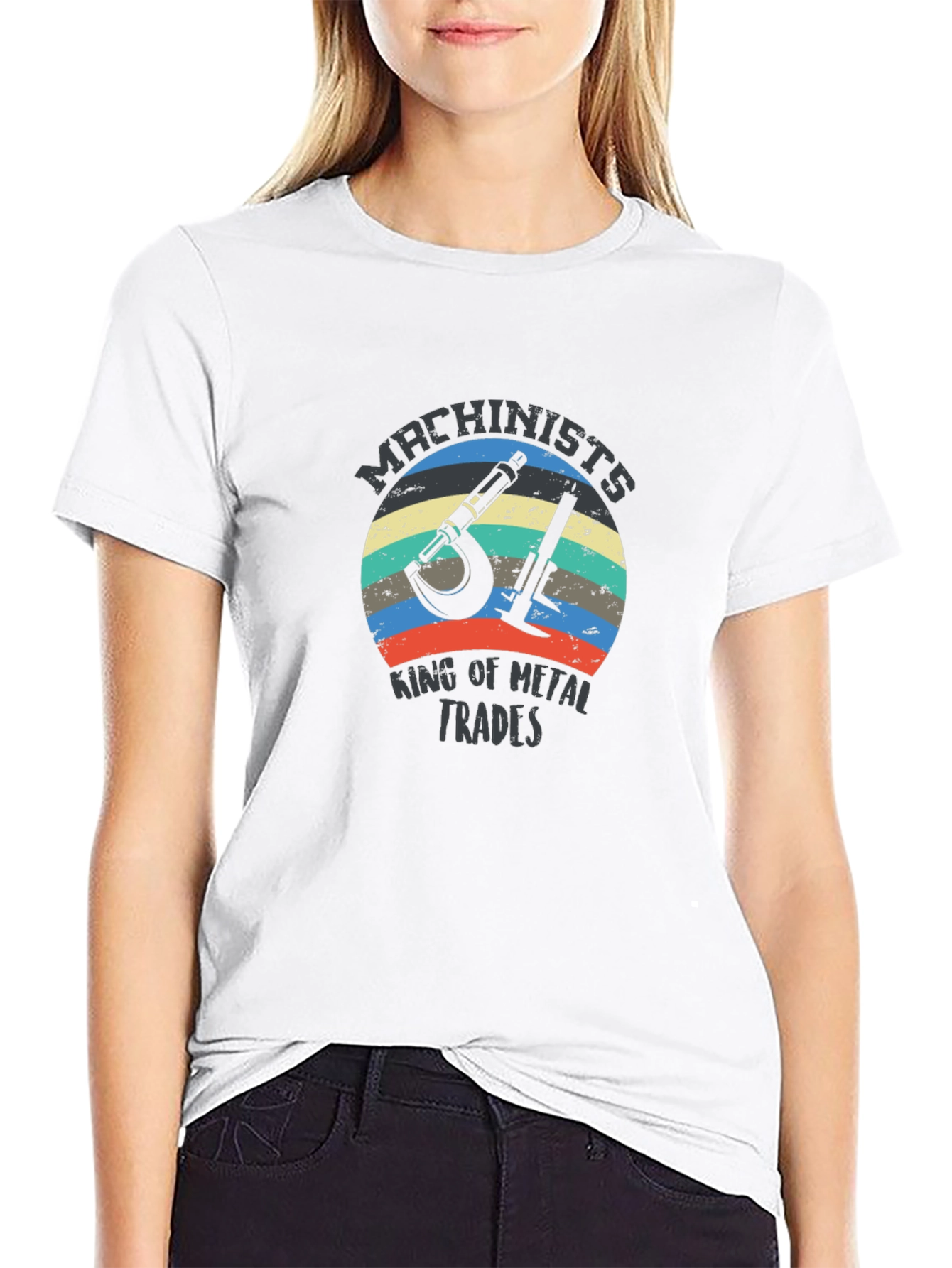 Machinists King of Metal Trades Black T-Shirt