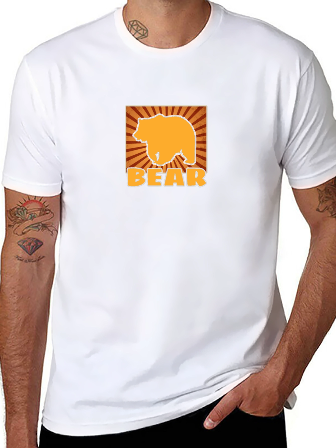 Bear Graphic T-Shirt - Unique Animal Design