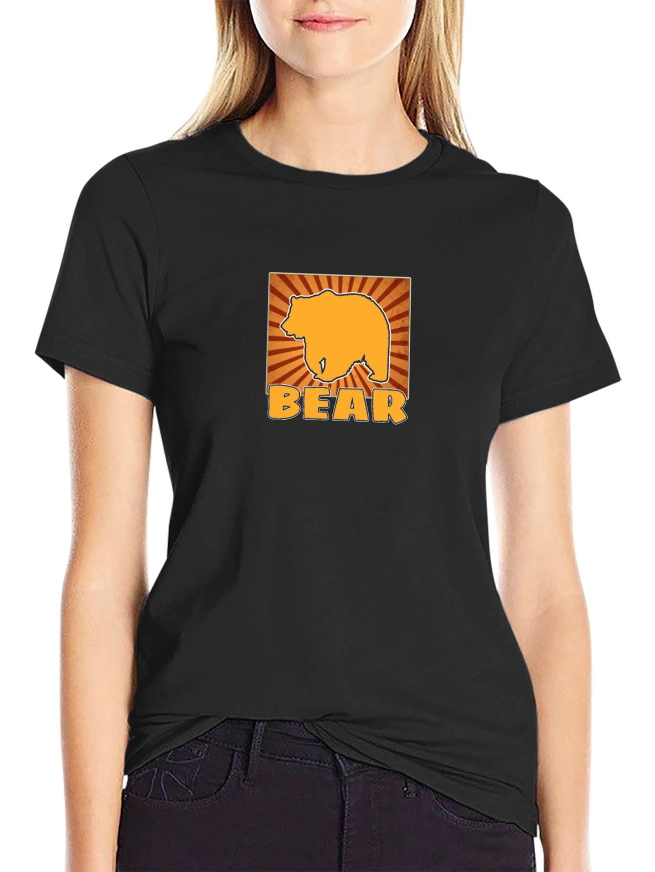 Bear Graphic T-Shirt - Unique Animal Design