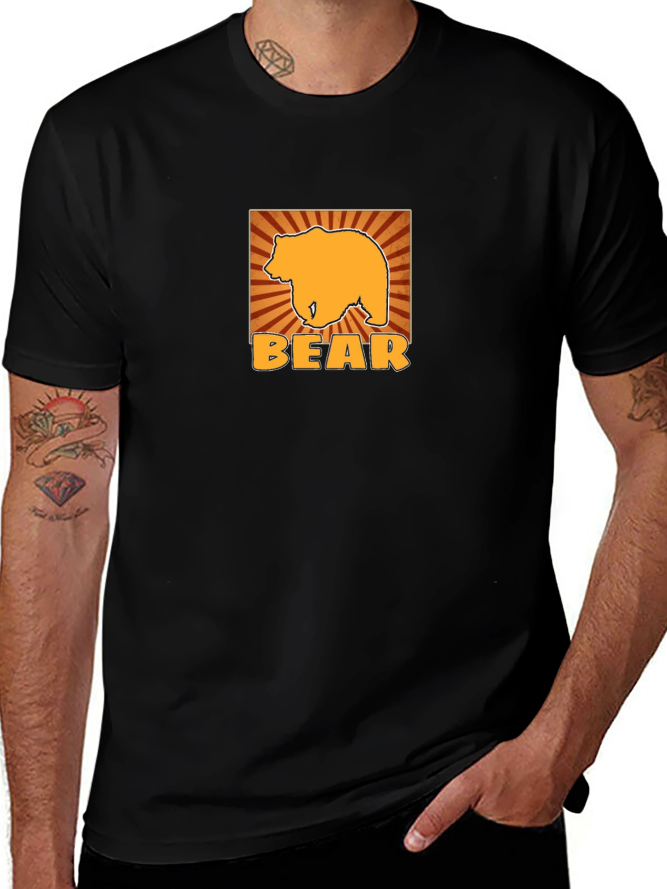 Bear Graphic T-Shirt - Unique Animal Design