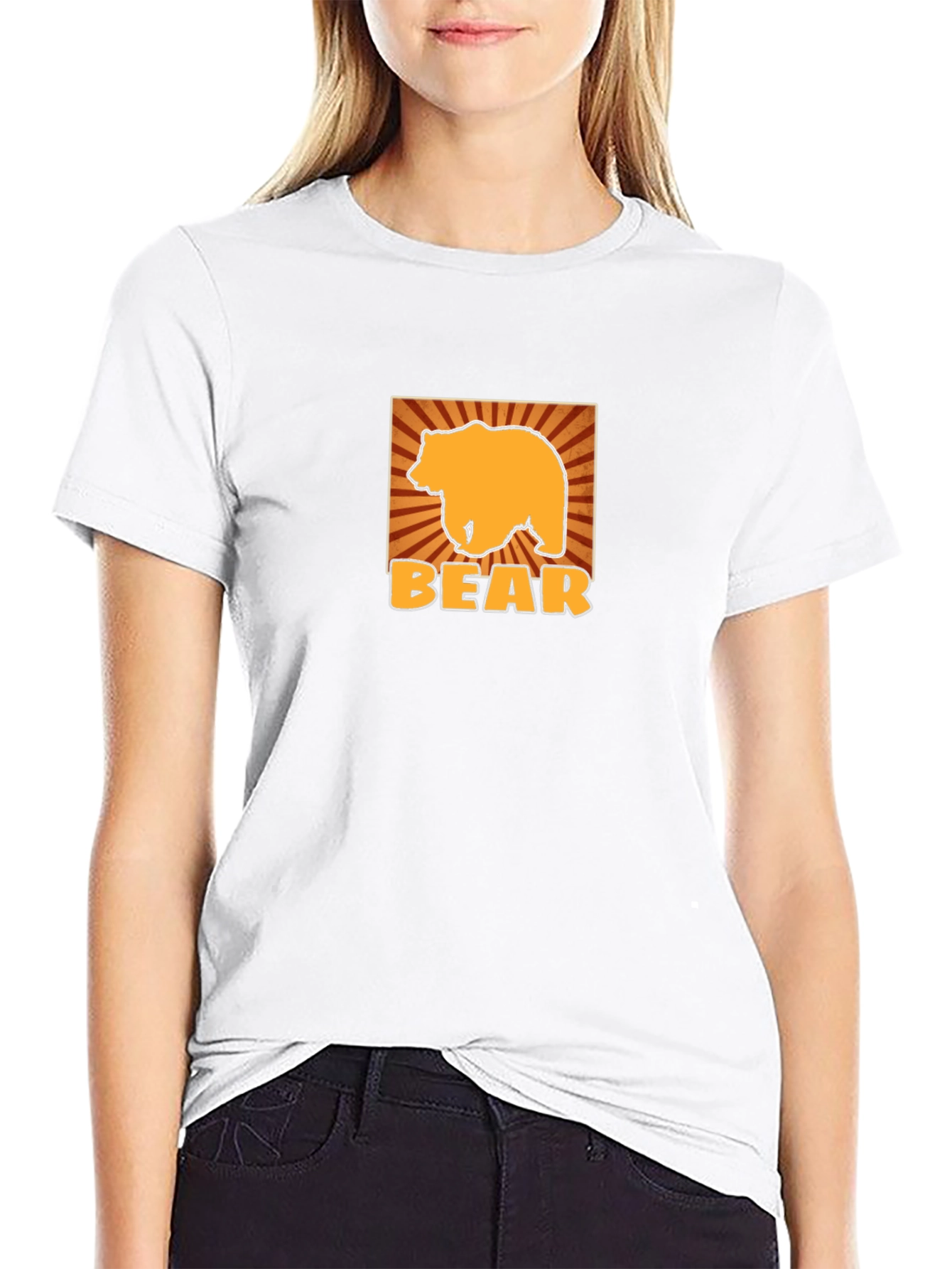 Bear Graphic T-Shirt - Unique Animal Design