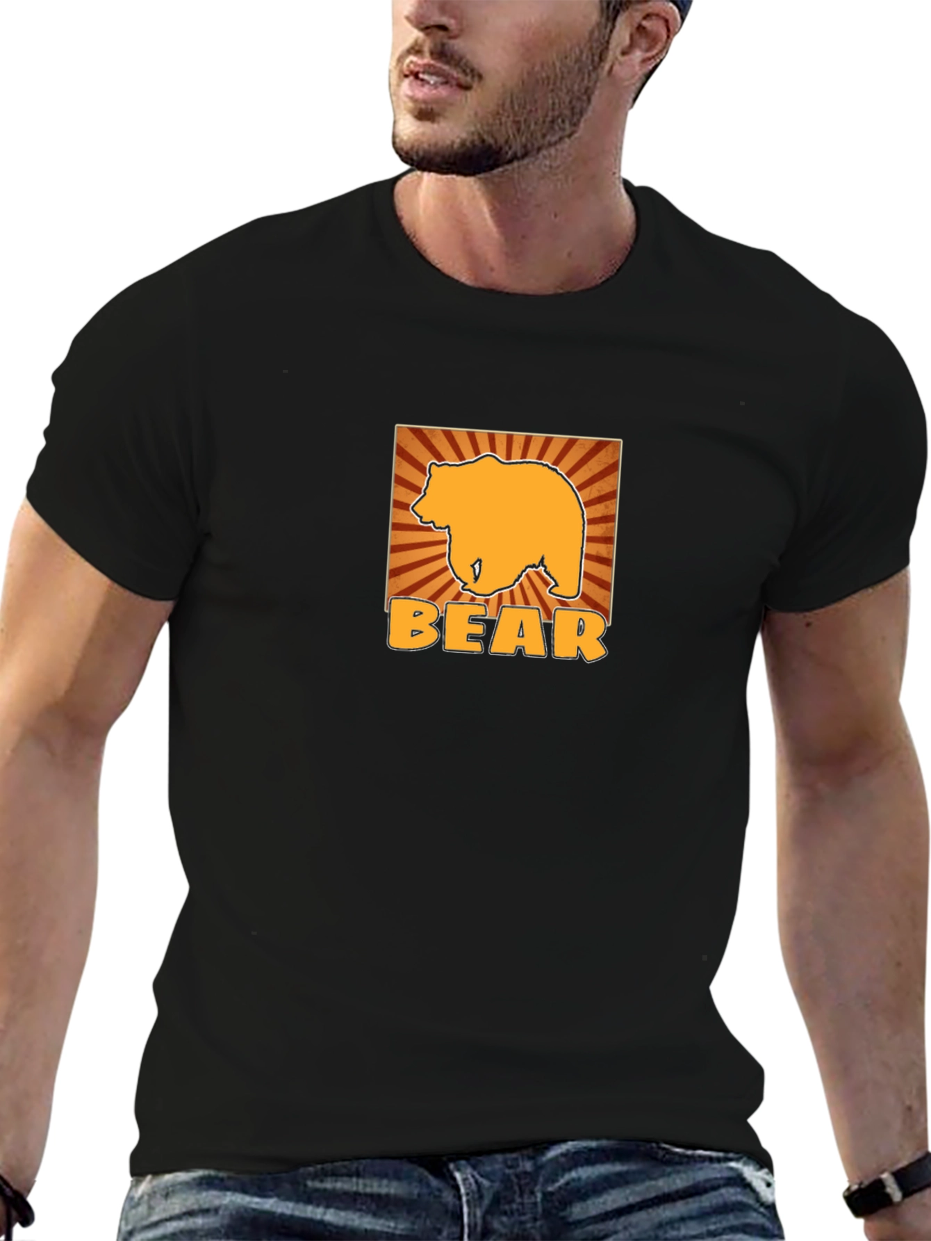 Bear Graphic T-Shirt - Unique Animal Design