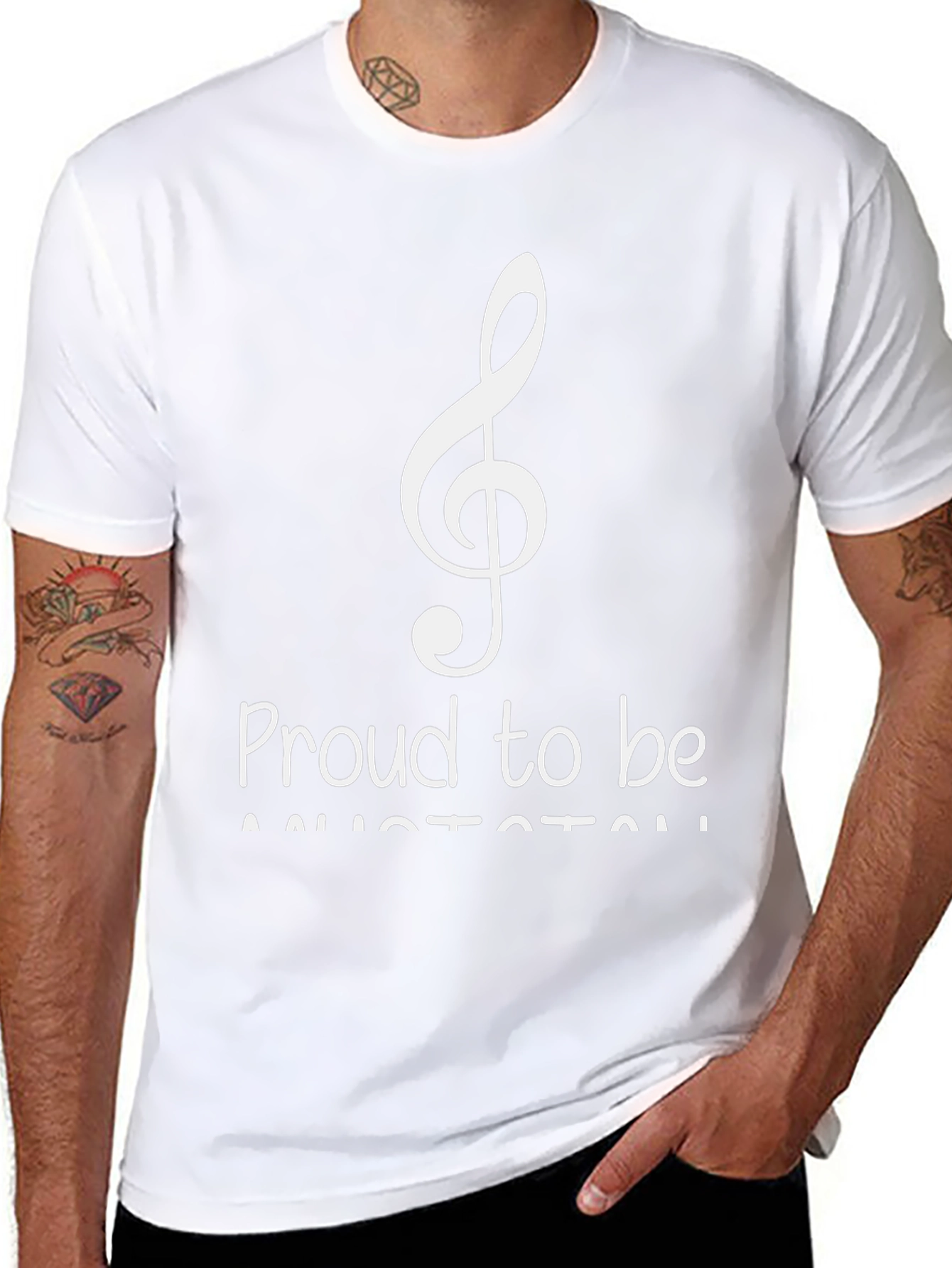 Proud Musician Treble Clef T-Shirt