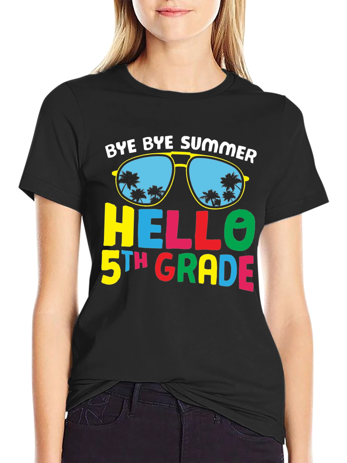 Bye Bye Summer Hello 5th Grade T-Shirt