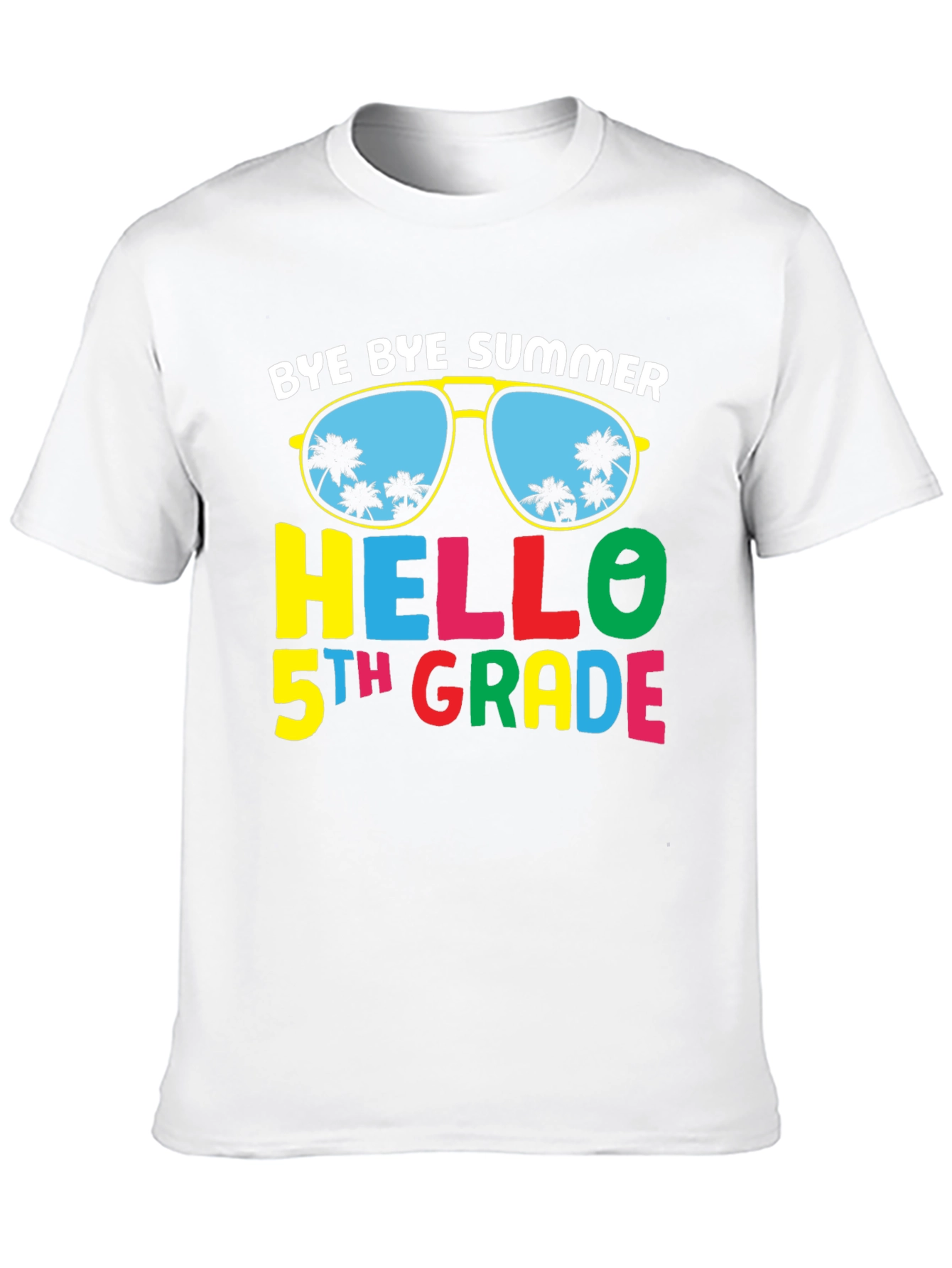 Bye Bye Summer Hello 5th Grade T-Shirt