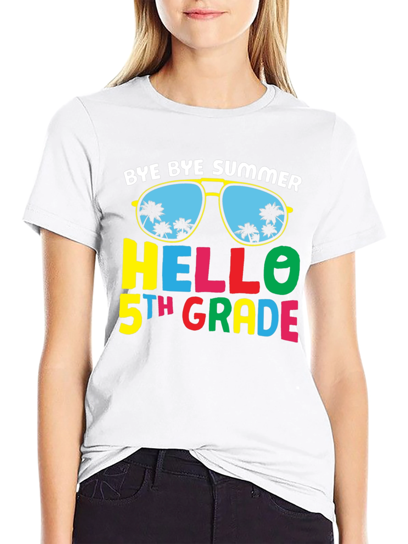 Bye Bye Summer Hello 5th Grade T-Shirt