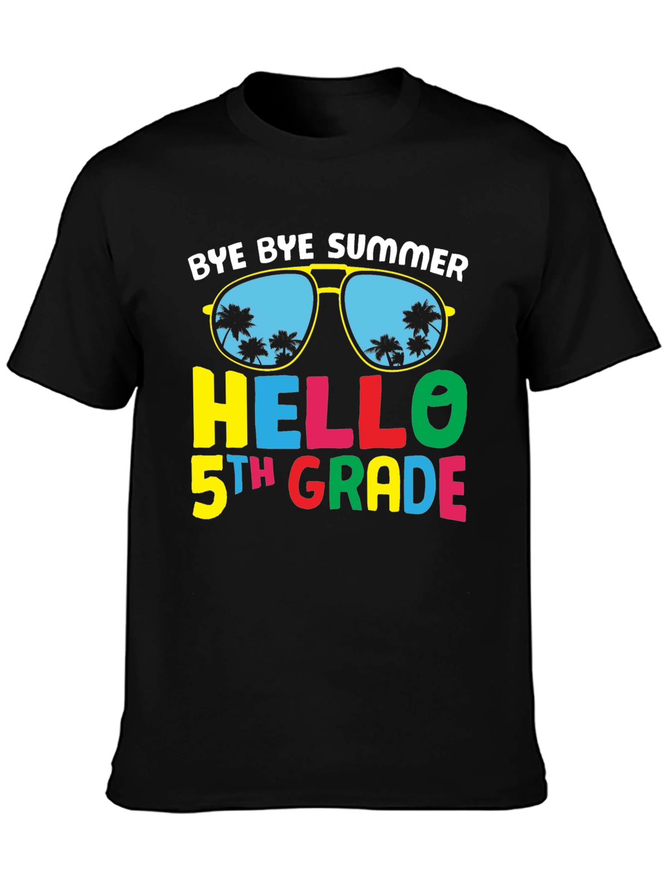 Bye Bye Summer Hello 5th Grade T-Shirt