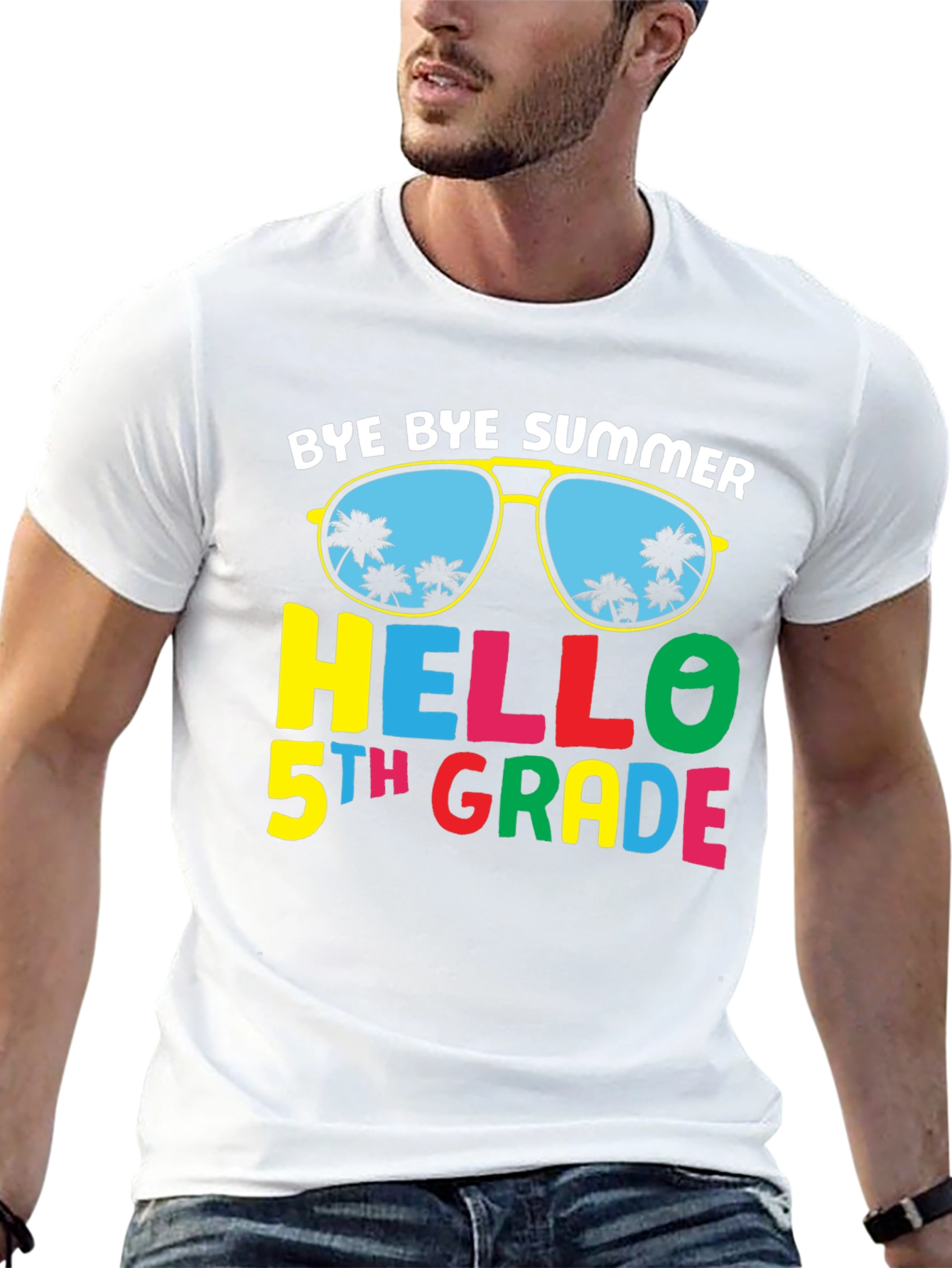 Bye Bye Summer Hello 5th Grade T-Shirt