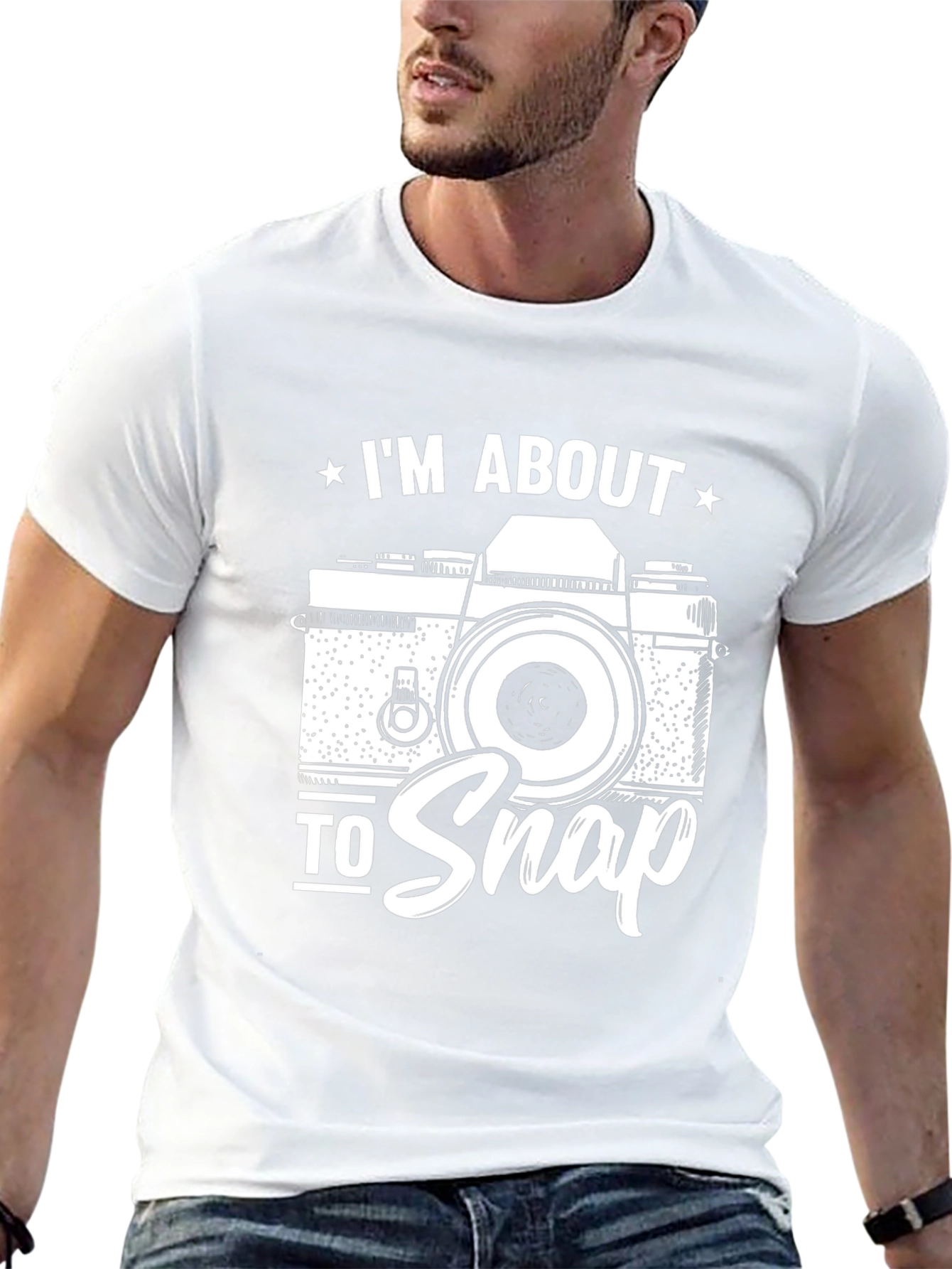 Im About to Snap Camera Graphic T-Shirt
