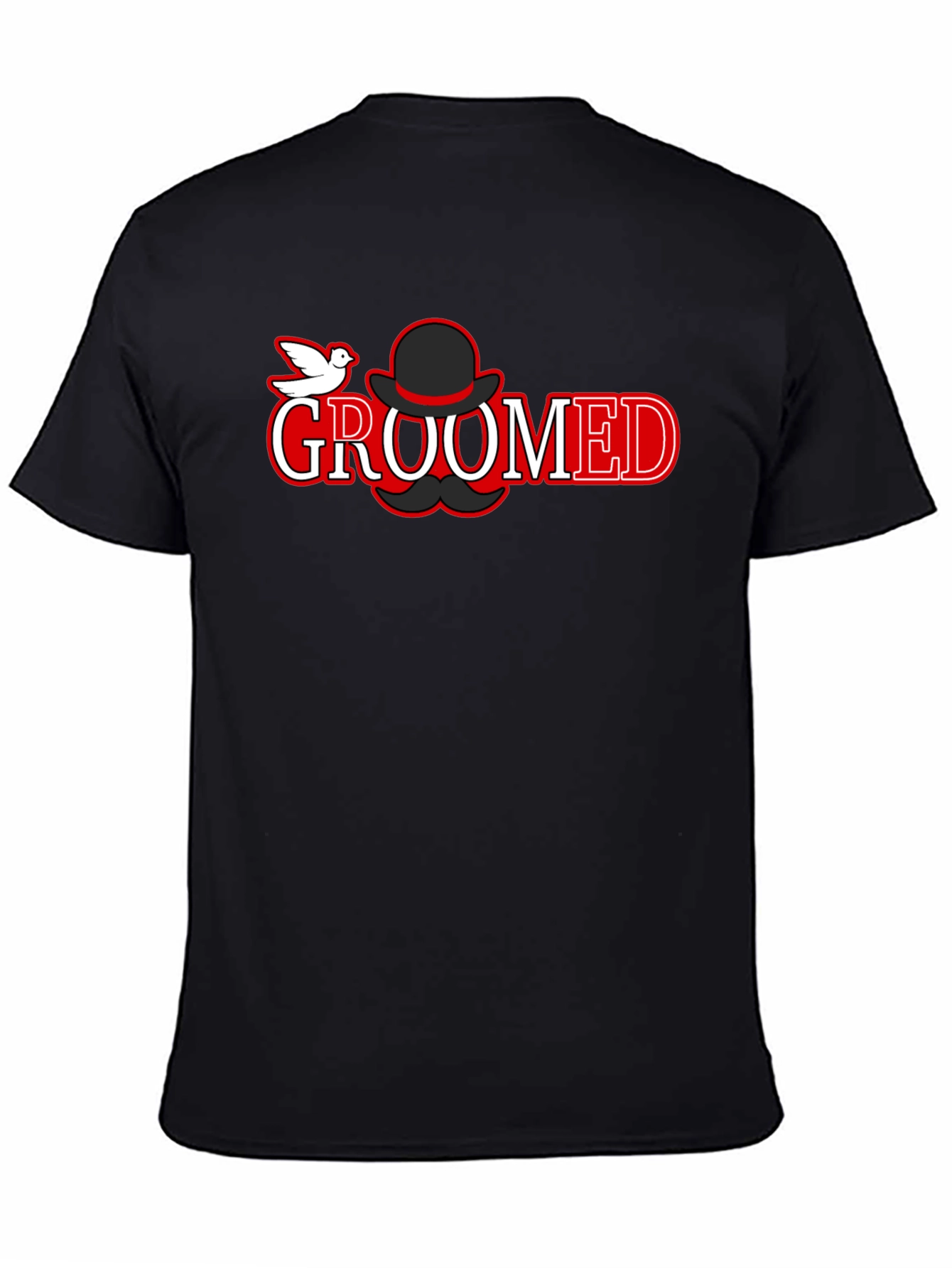 Groomed Graphic Tee - Stylish Cotton T-Shirt