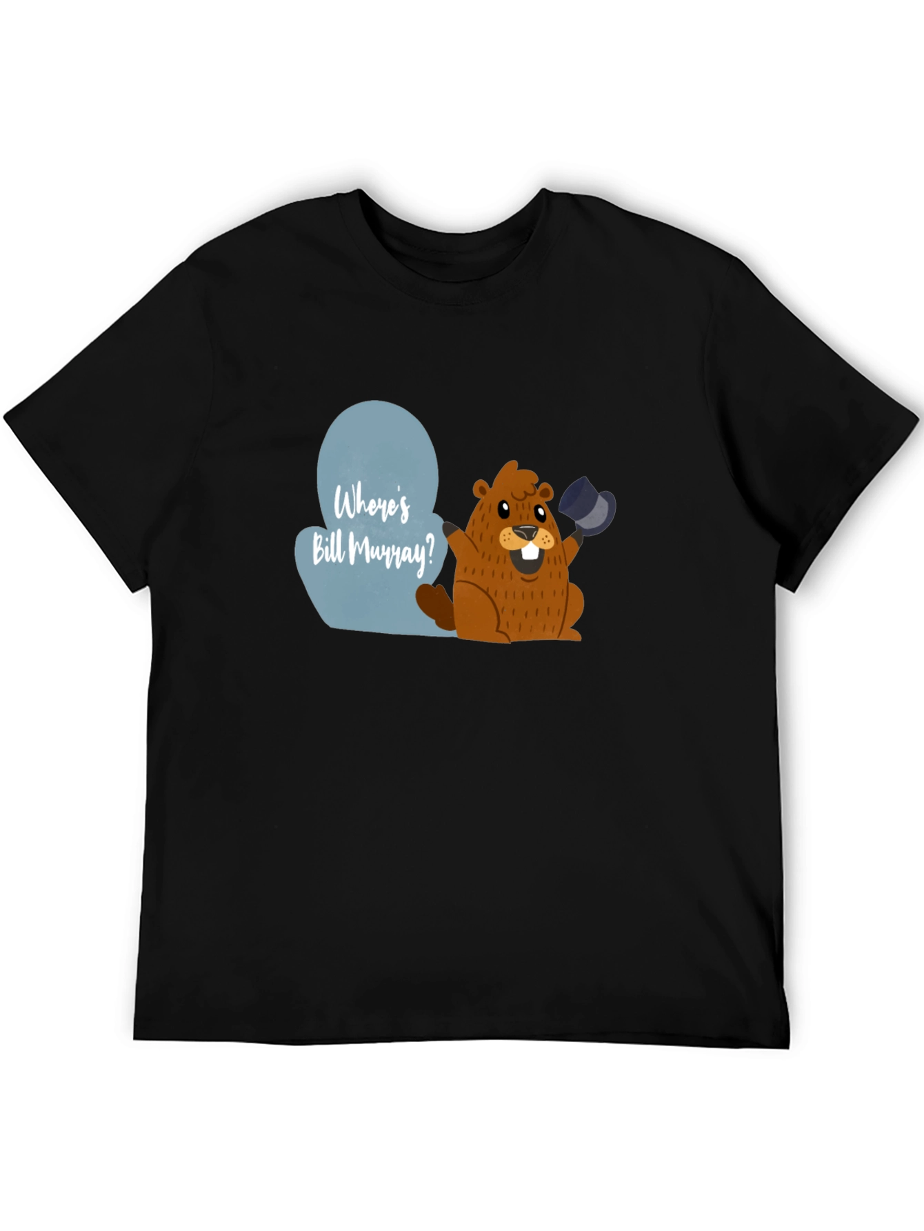 Wheres Bill Murray? Groundhog Day Graphic Tee